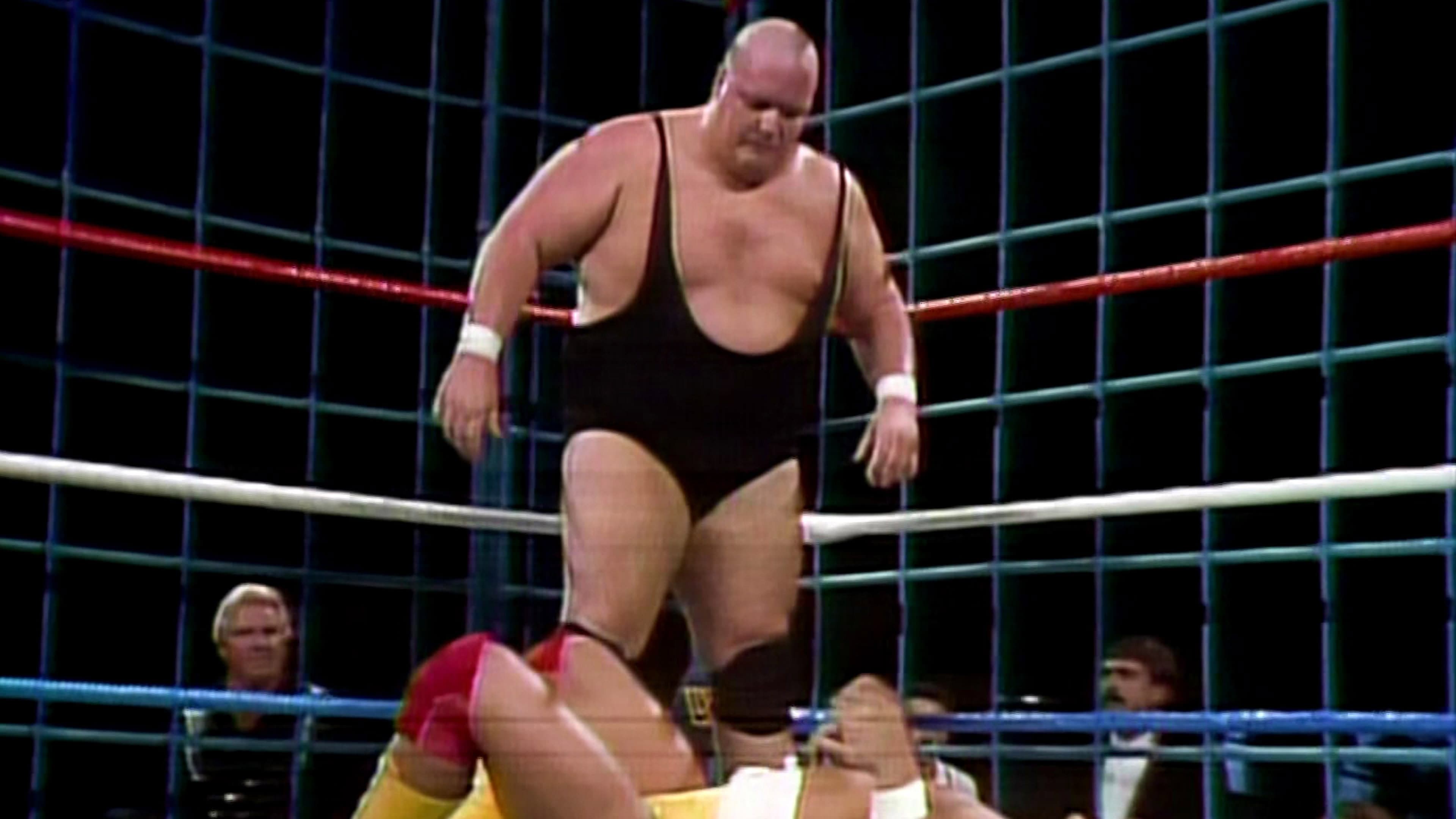 Inside the Steel Cage backdrop