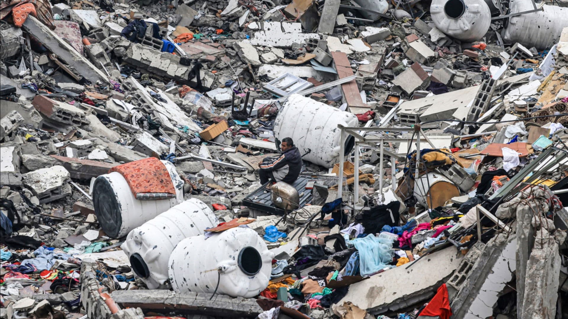 Inside Gaza backdrop