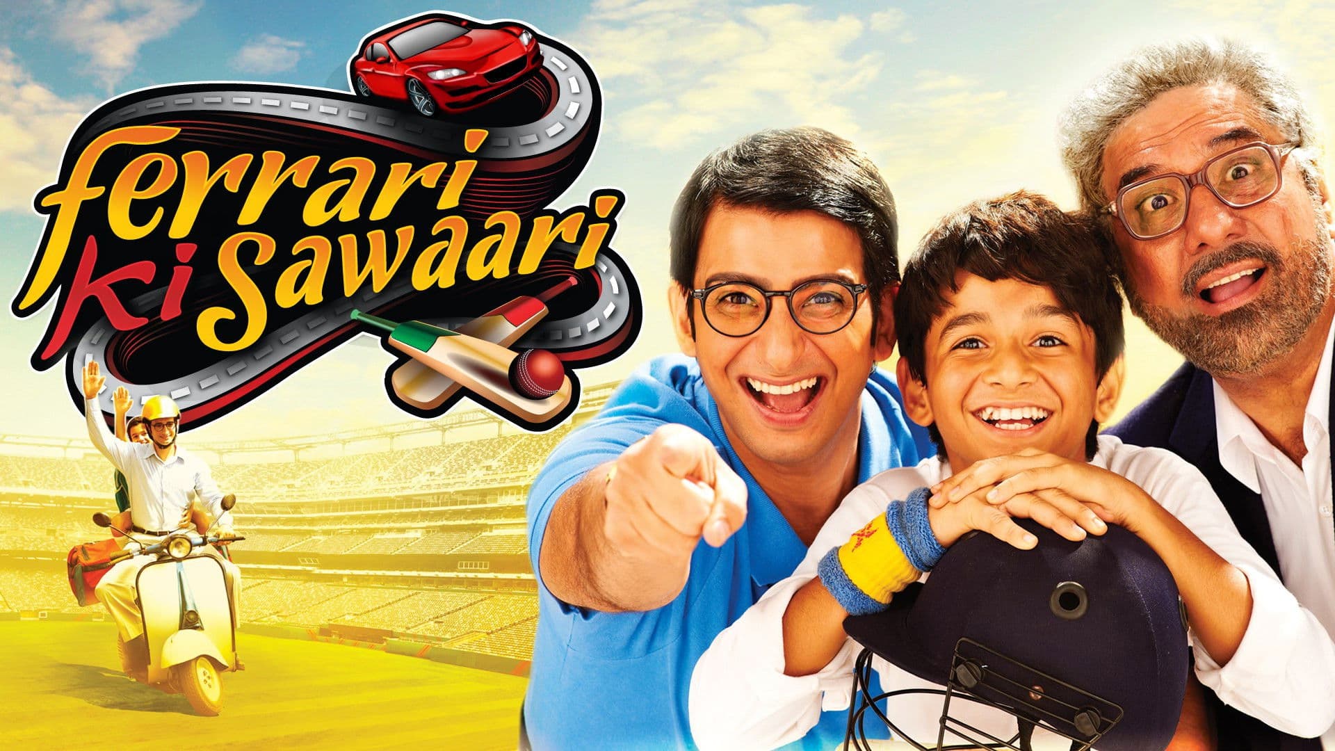 Ferrari Ki Sawaari backdrop