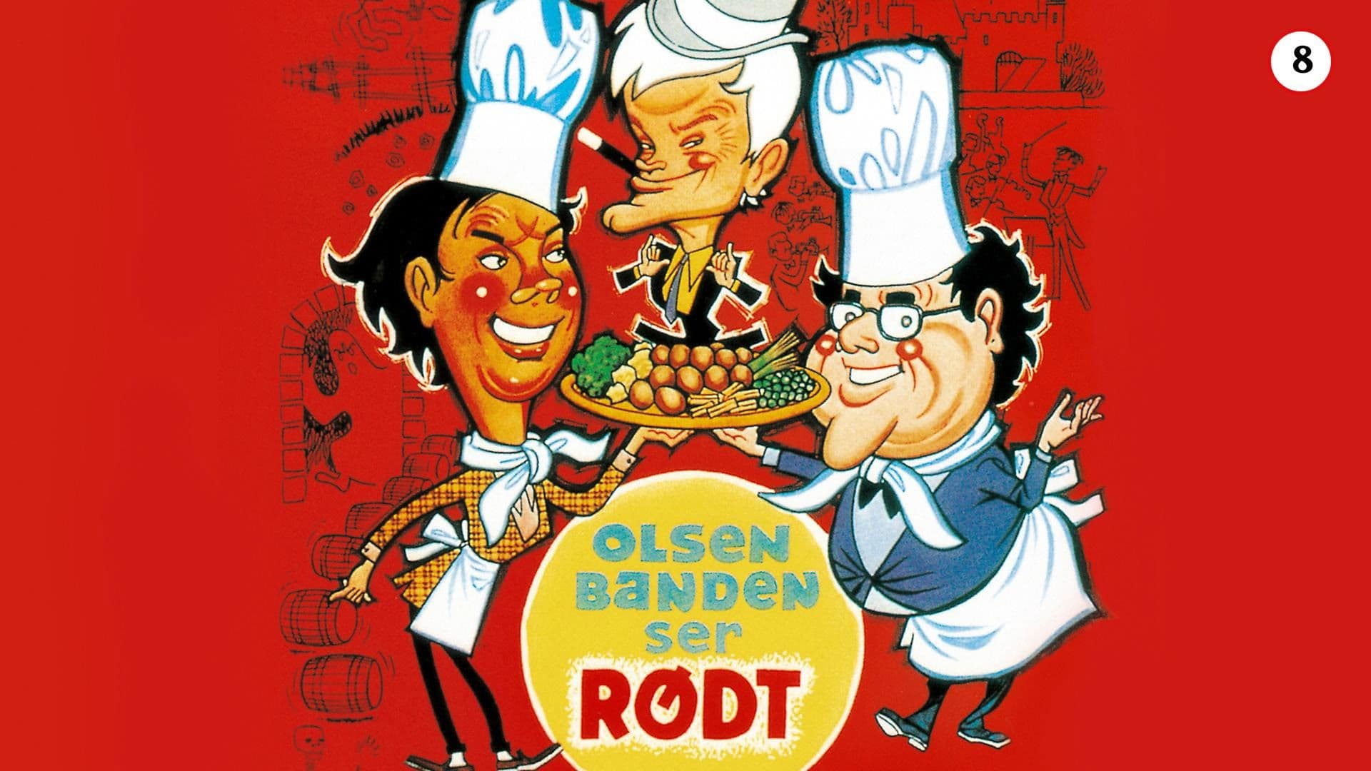 The Olsen Gang Sees Red backdrop