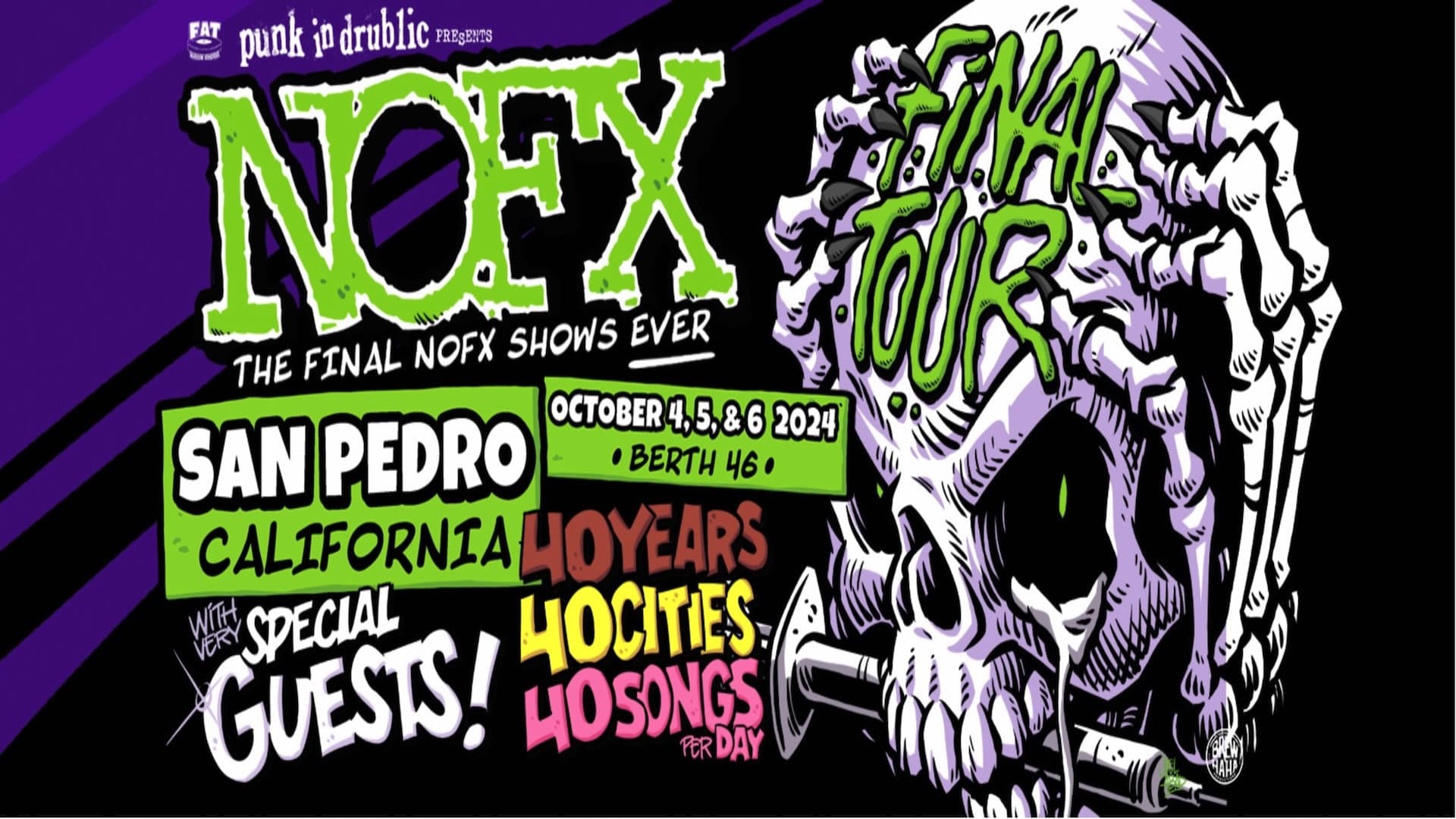 NOFX: The Final Show (Night 1) Oct 4, 2024 backdrop