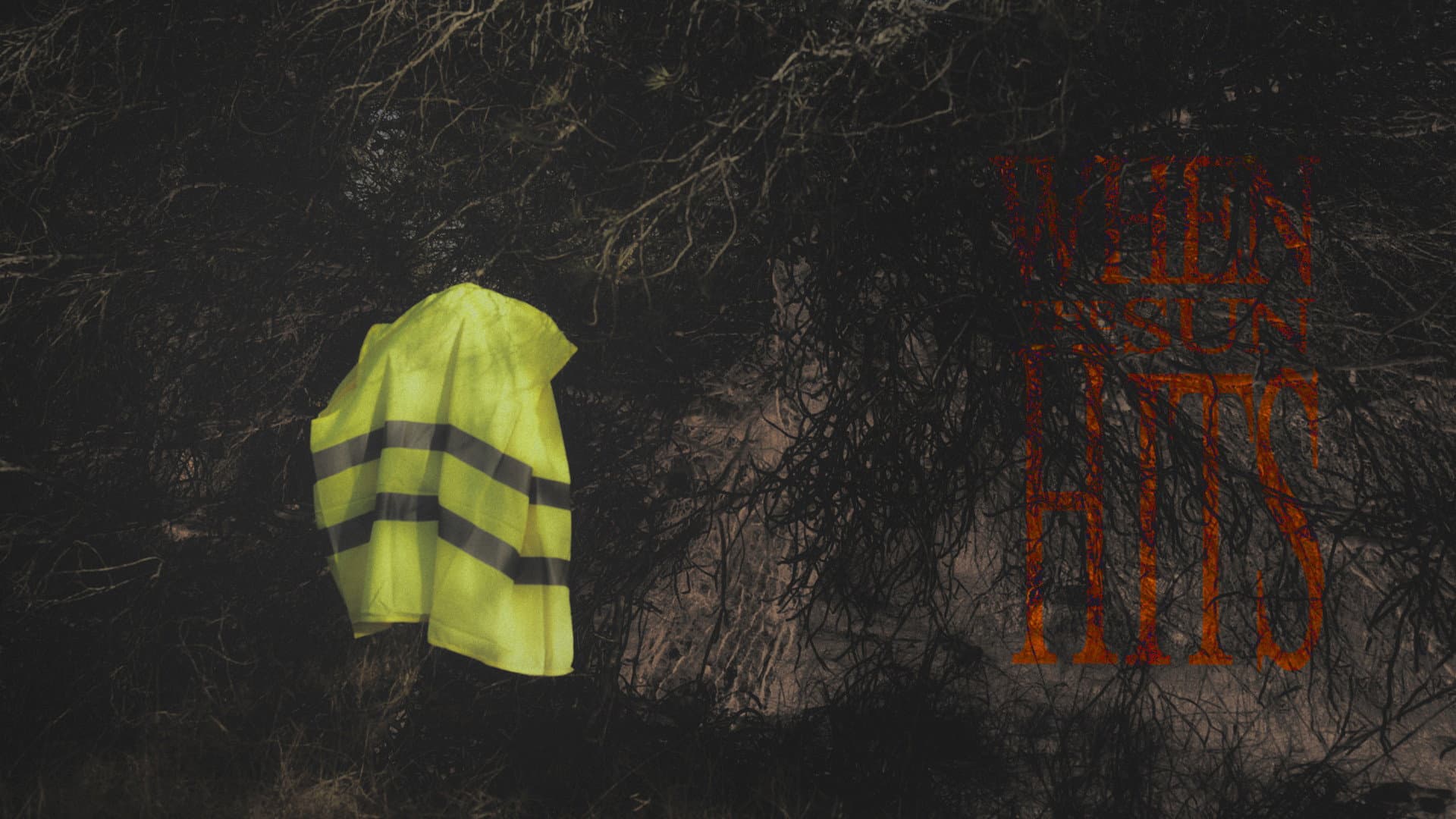 When the sun hits backdrop