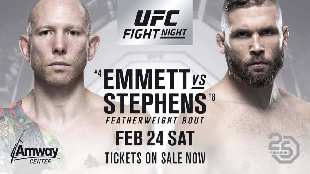 UFC on Fox 28: Emmett vs. Stephens backdrop