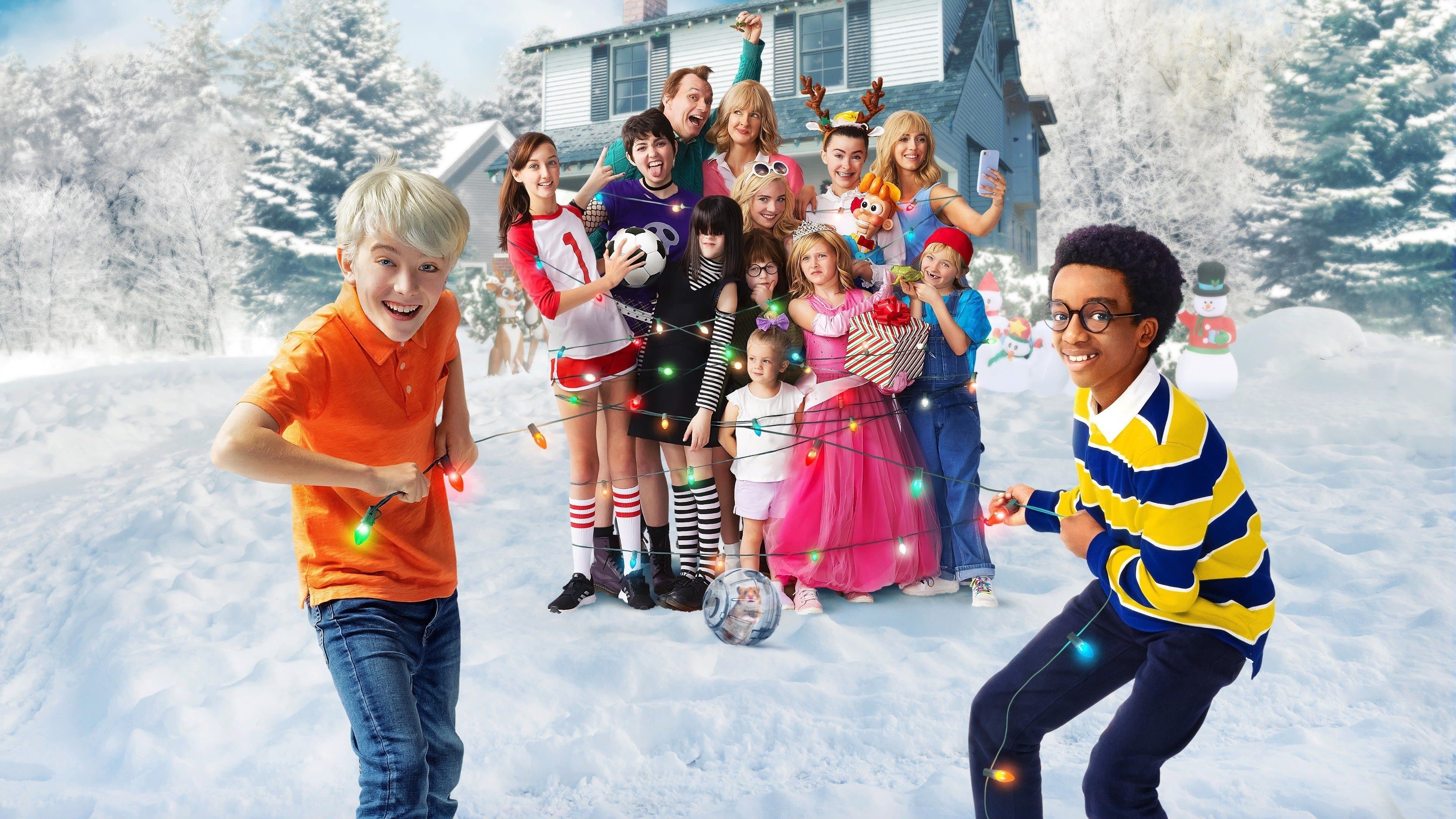 A Loud House Christmas backdrop