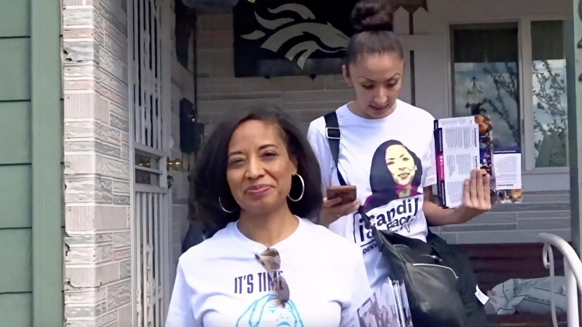 Running with My Girls backdrop