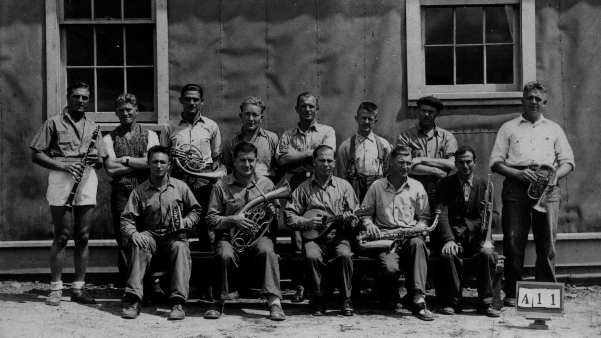 Barbed Wire and Mandolins backdrop