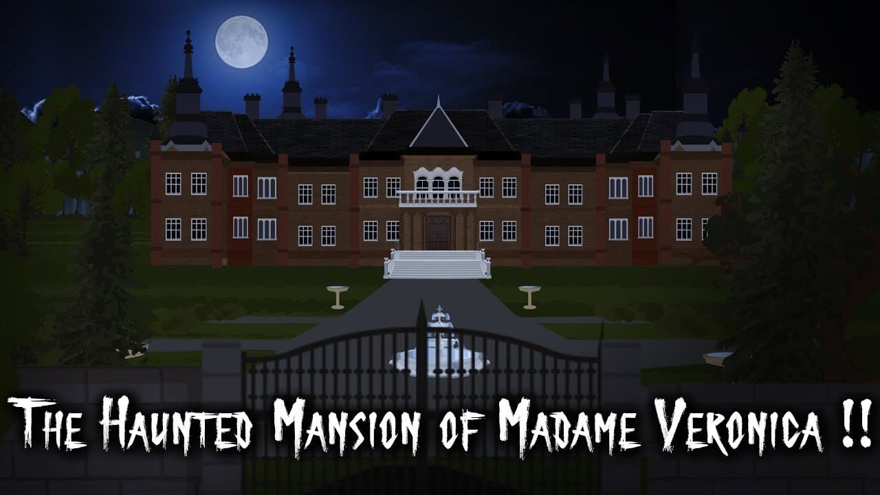 The Haunted Mansion of Madame Veronica !! backdrop