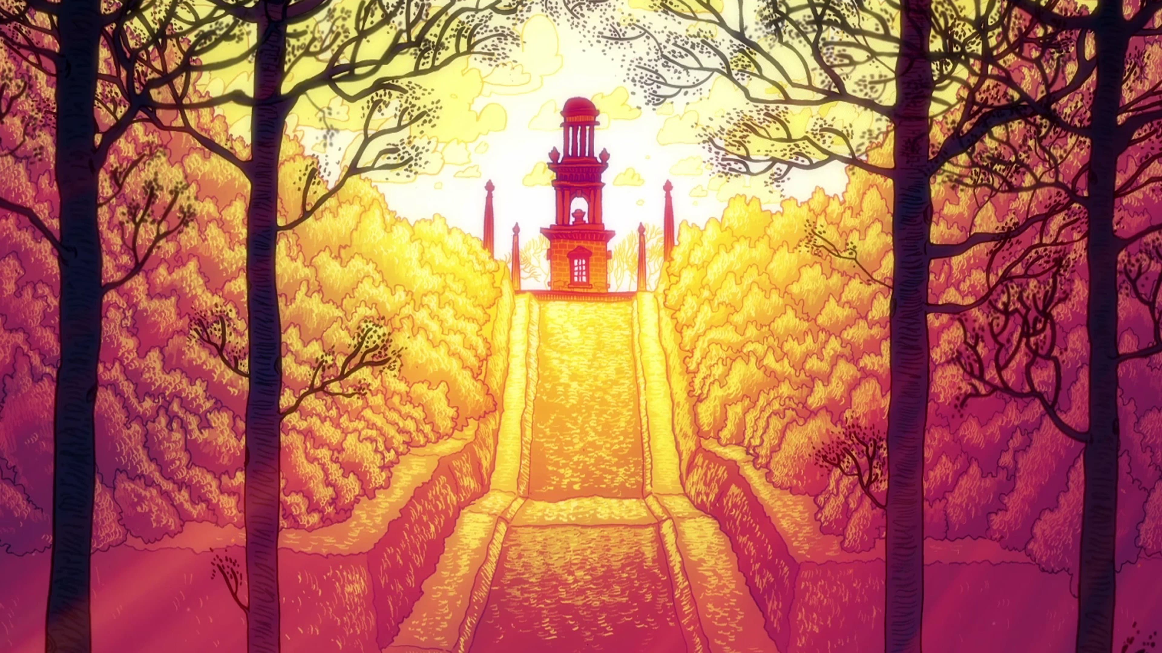 The Follies of M backdrop