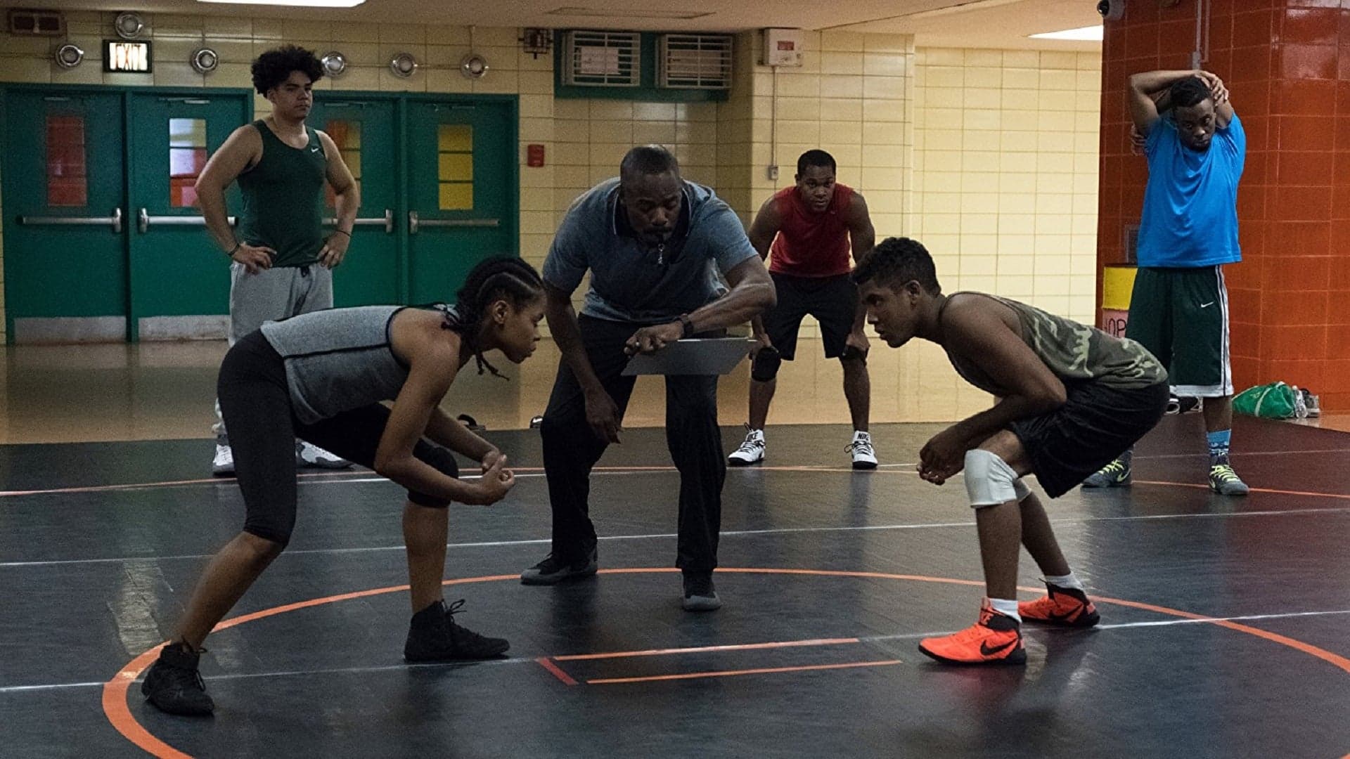 First Match backdrop