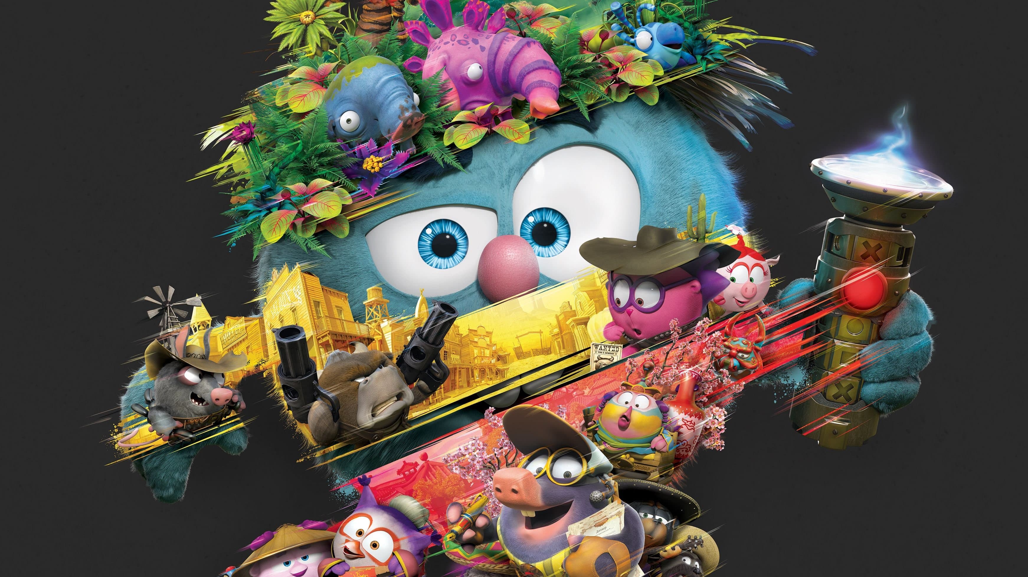 Kikoriki. Deja Vu backdrop