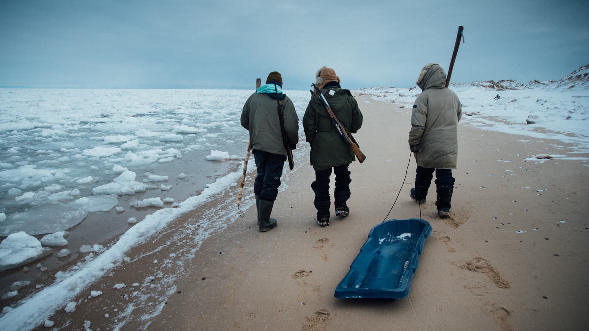 Chasseurs de phoques backdrop