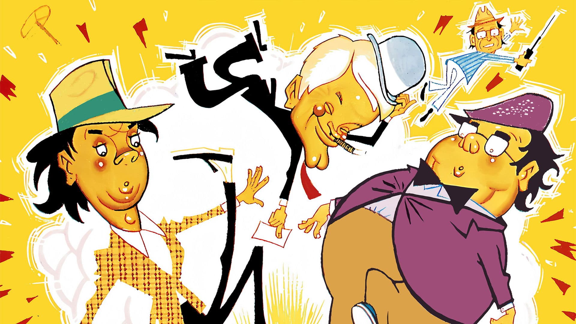 The Olsen Gang Outta Sight backdrop