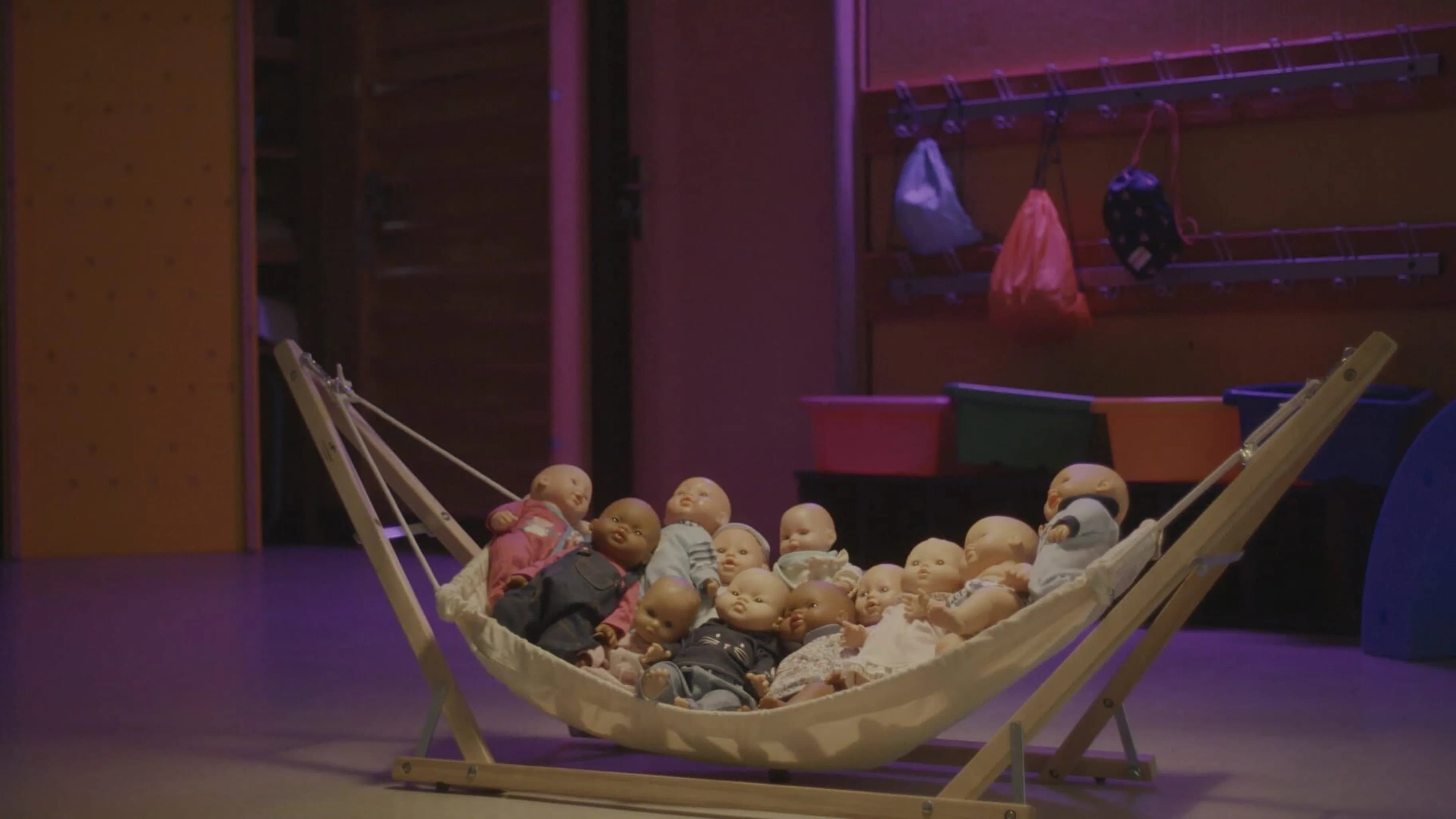 Nurseries, raid on babies backdrop