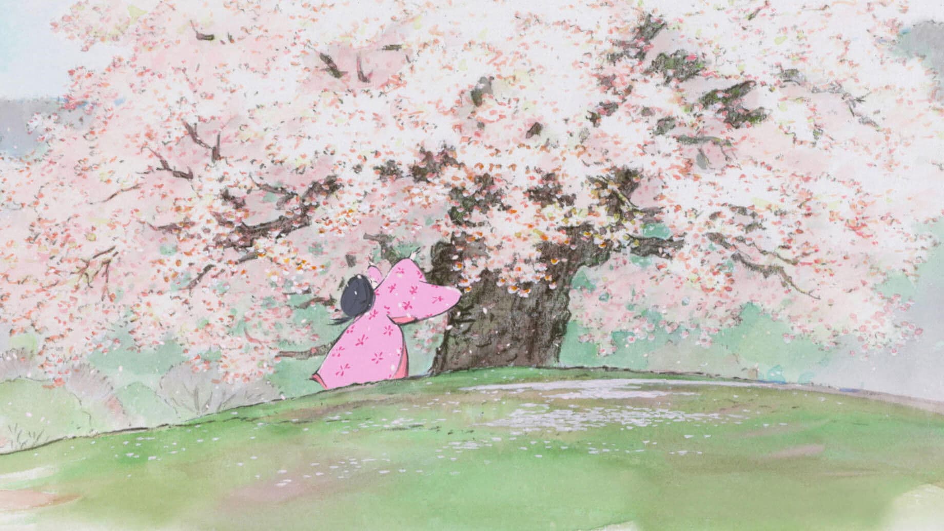 The Tale of The Princess Kaguya backdrop