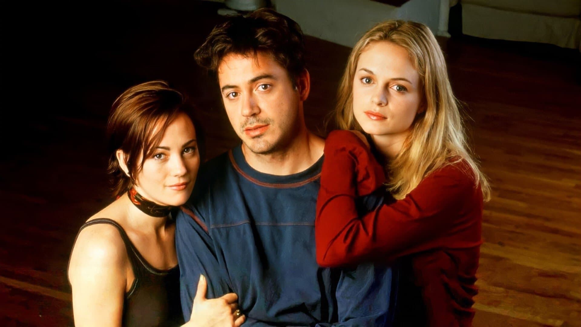 Two Girls and a Guy backdrop