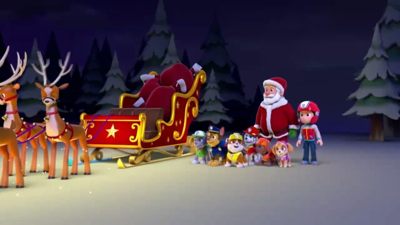 PAW Patrol: Pups Save Christmas backdrop