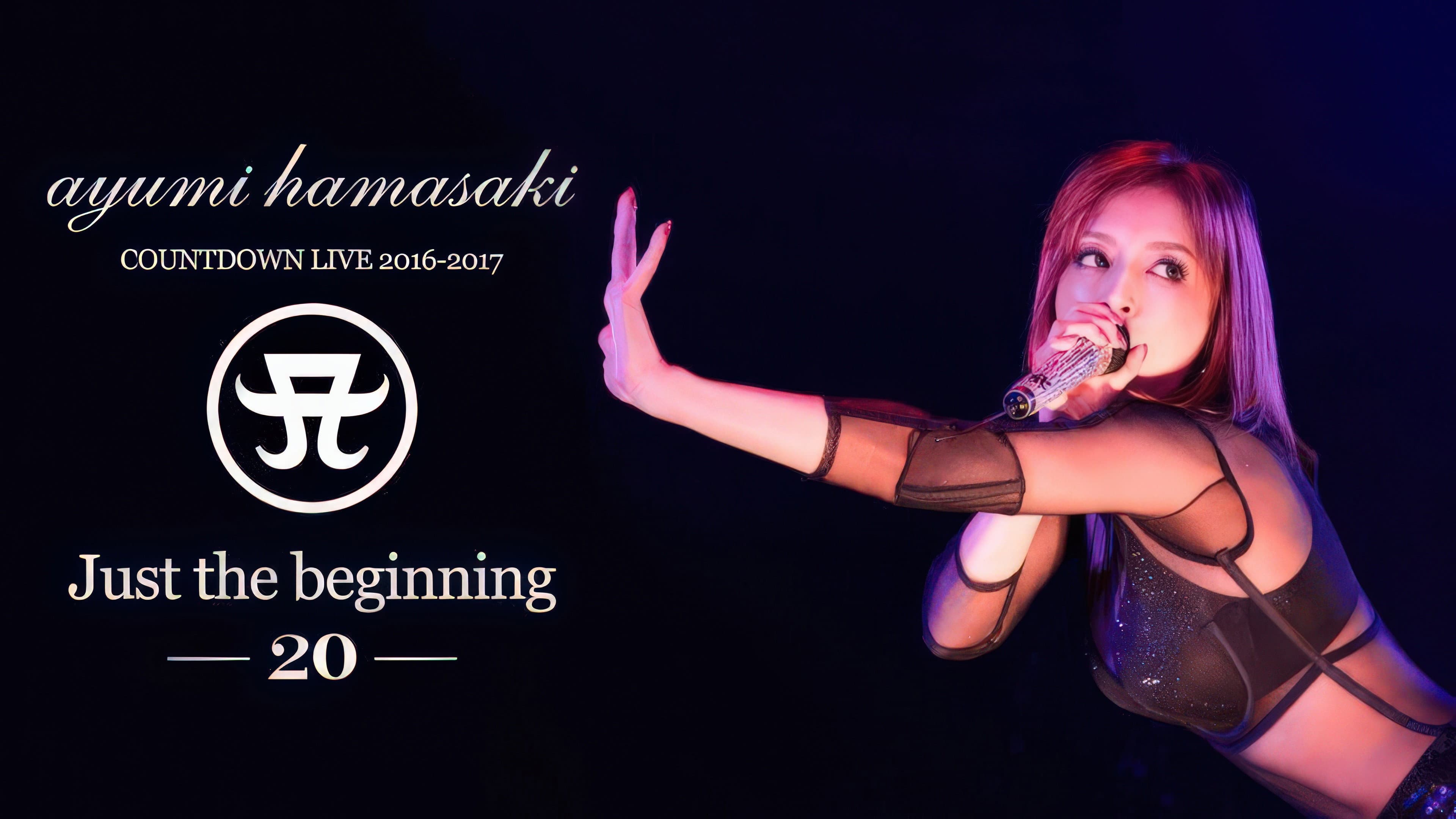 ayumi hamasaki COUNTDOWN LIVE 2016-2017 A Just the beginning -20- backdrop