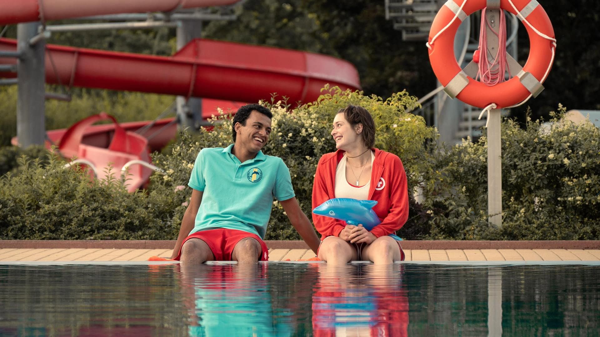 Für immer Freibad backdrop