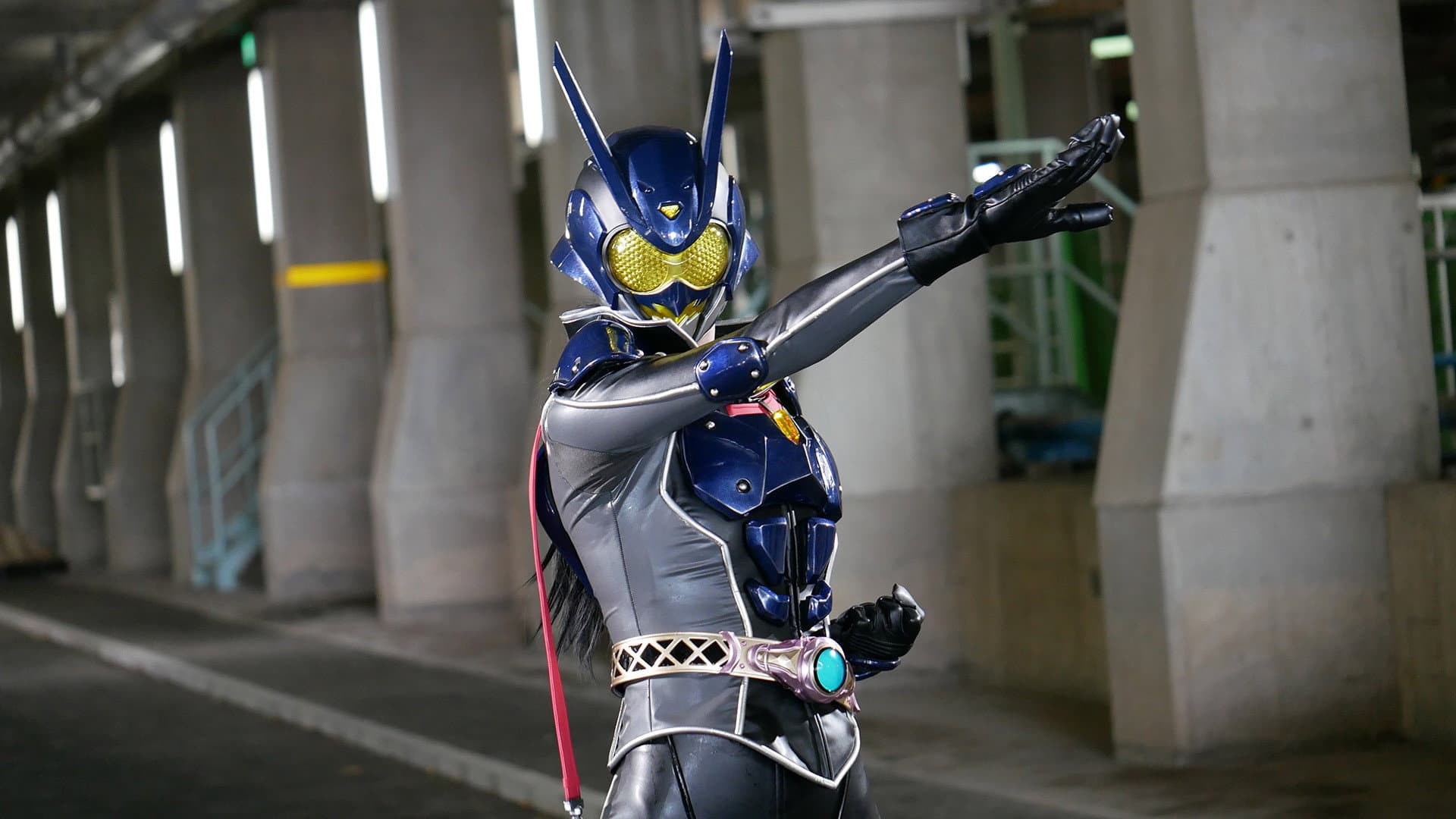 Kamen Rider Eins with Girls Remix backdrop