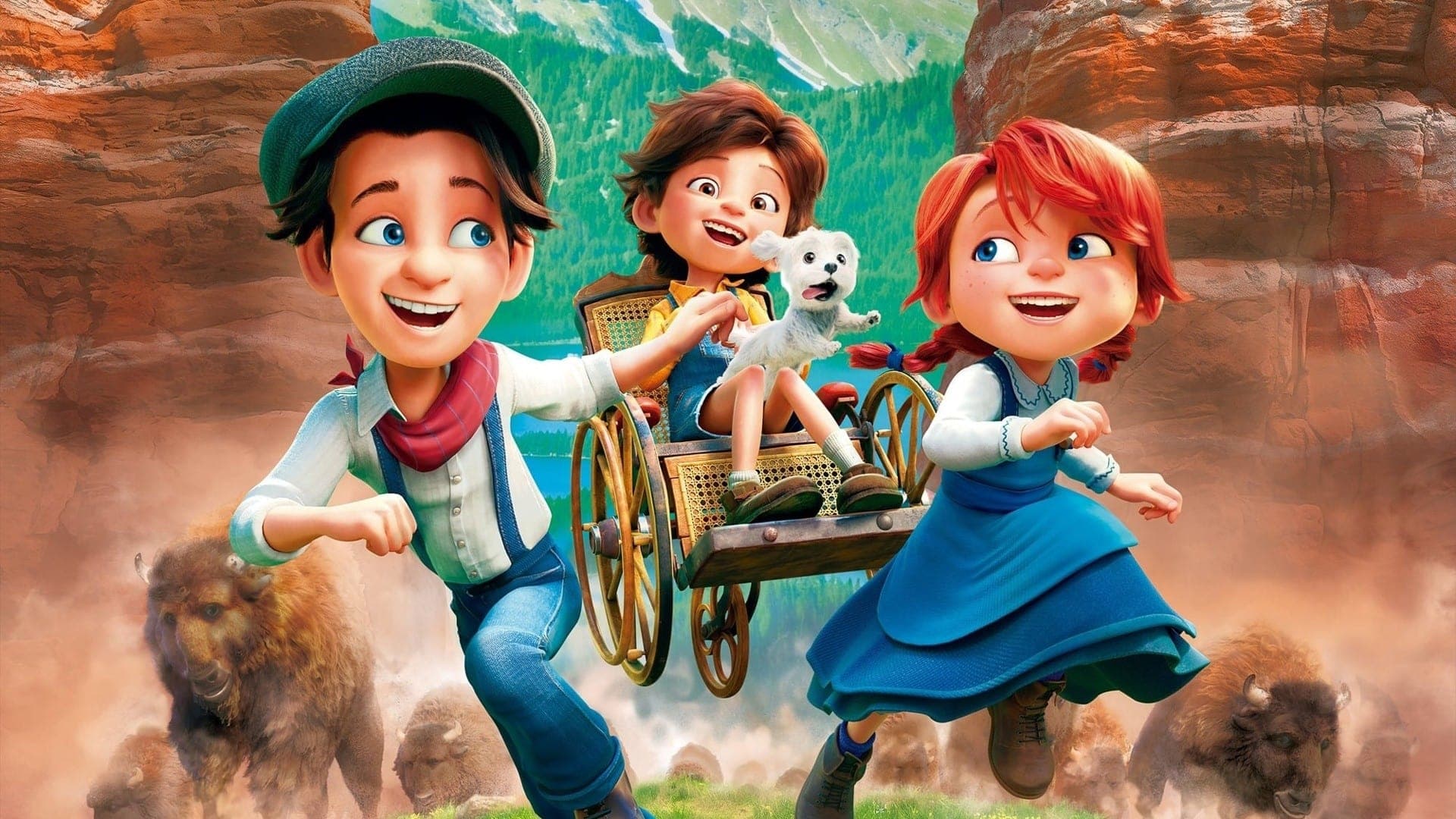 Buffalo Kids backdrop