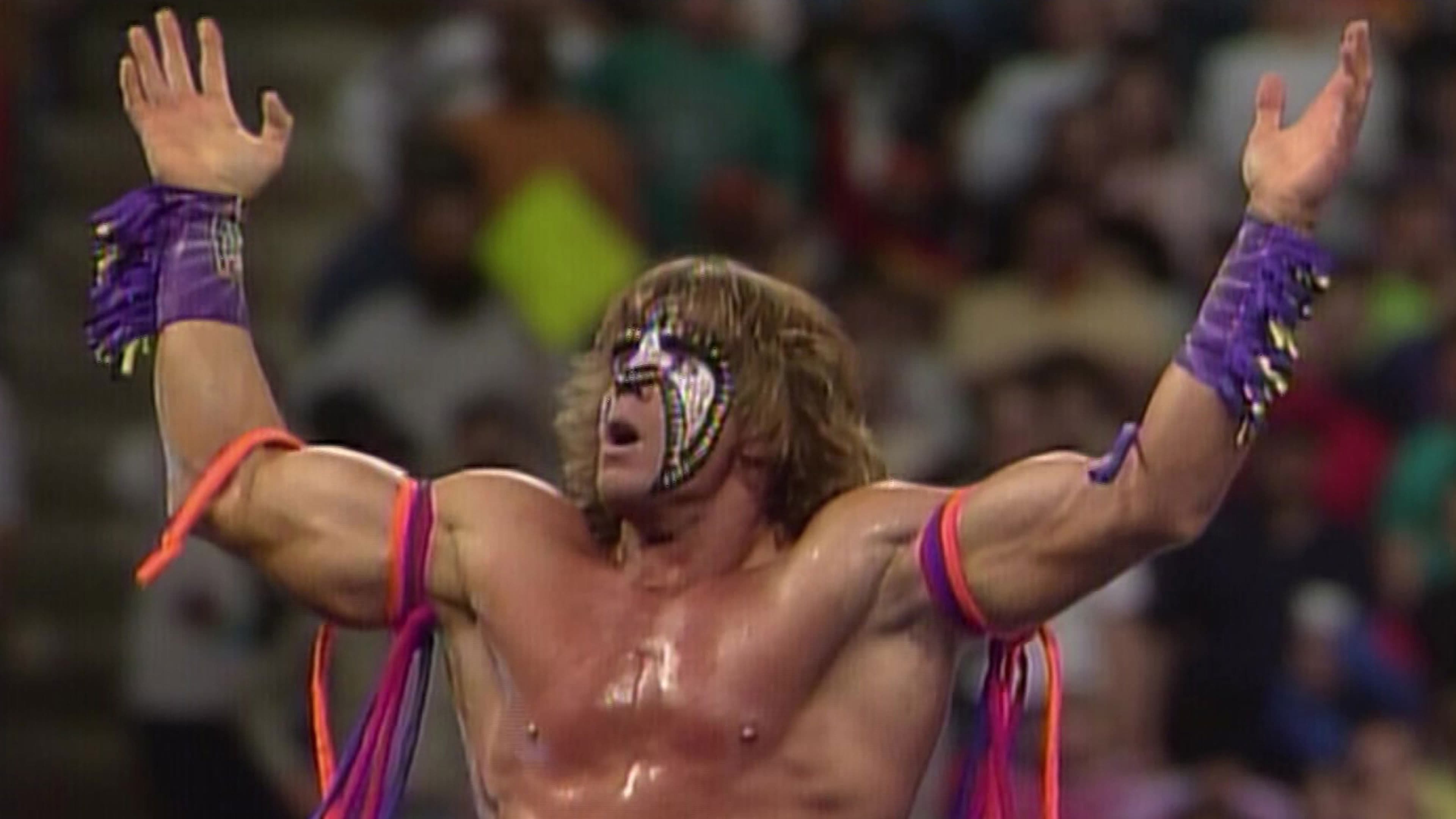 The Ultimate Warrior backdrop
