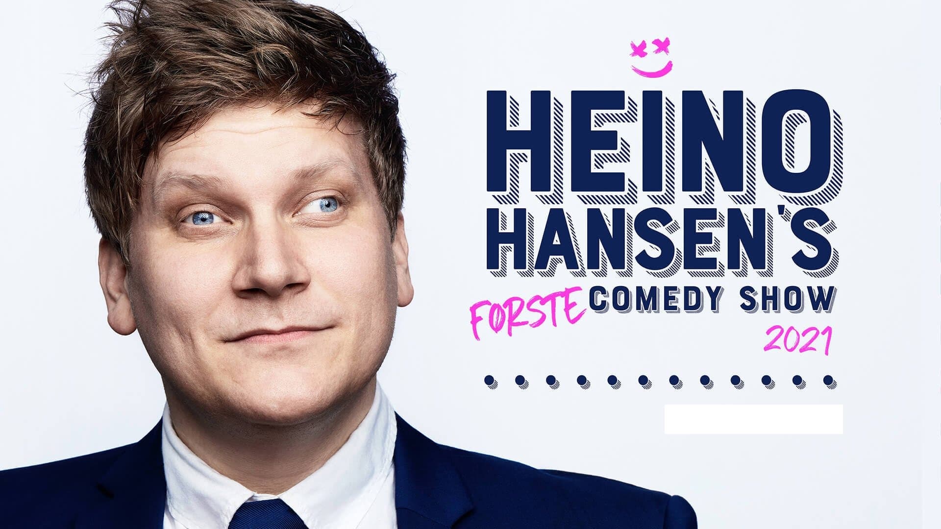 Heino Hansens første comedy show backdrop