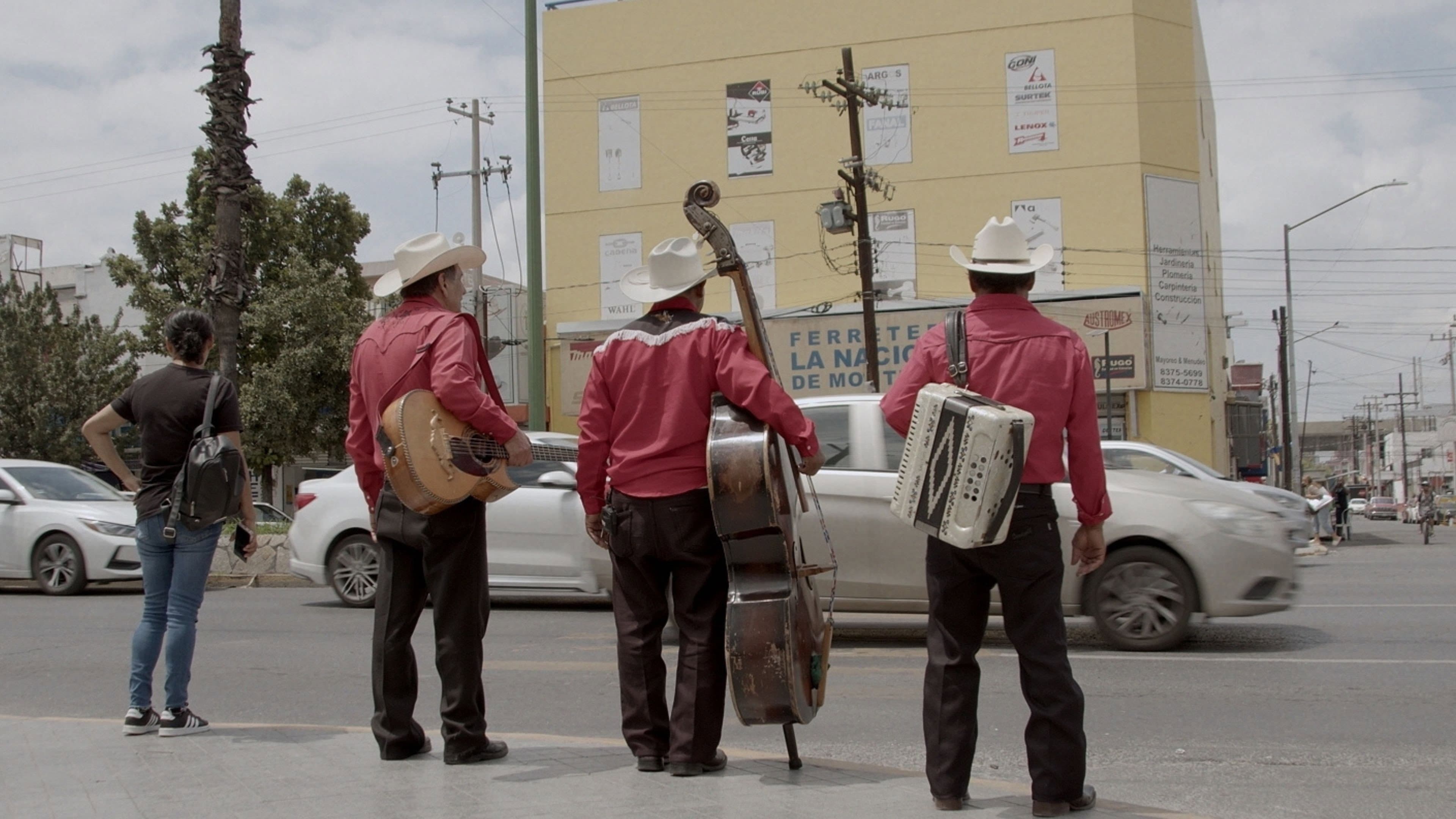 With Strings and Accordion backdrop
