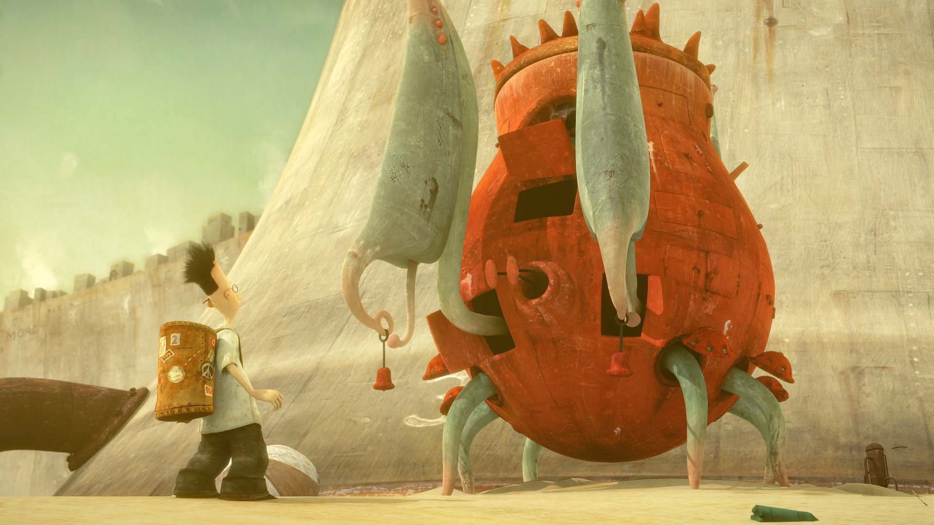 The Lost Thing backdrop