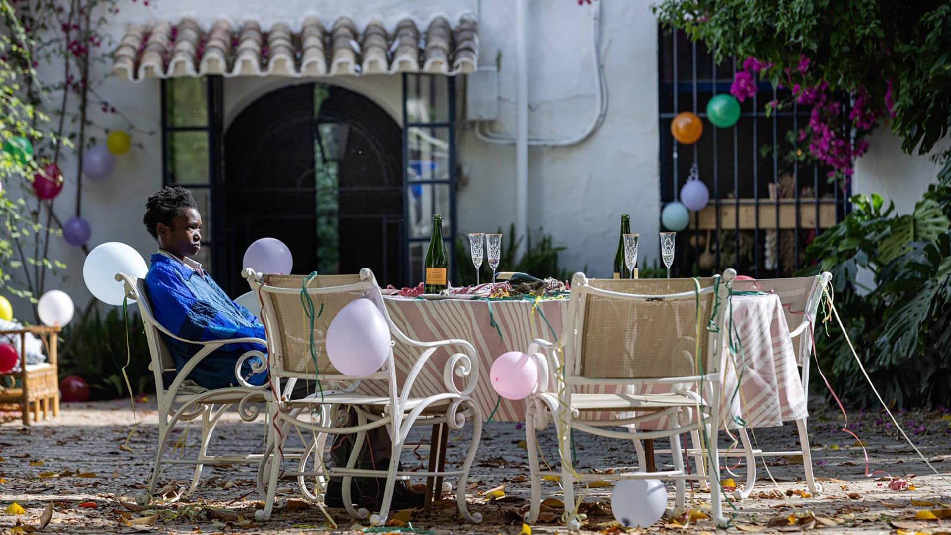 The Party's Over backdrop