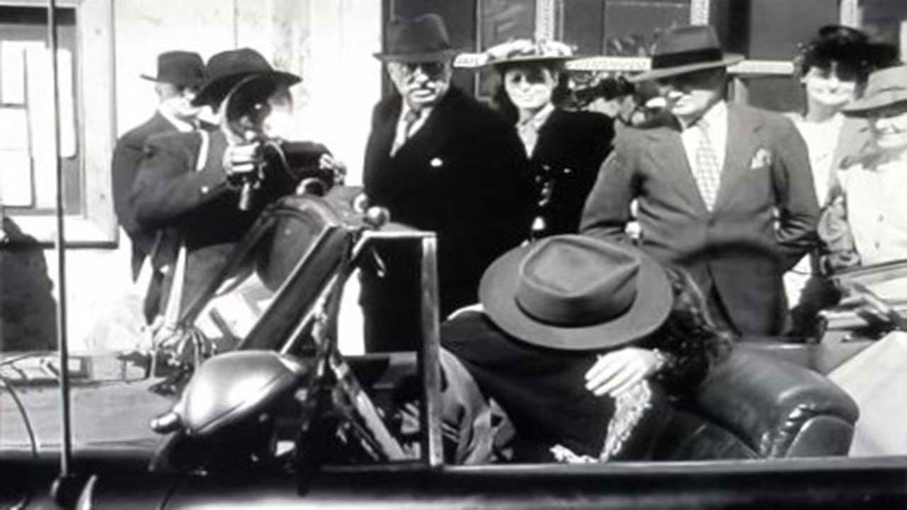 Here Comes Trouble backdrop