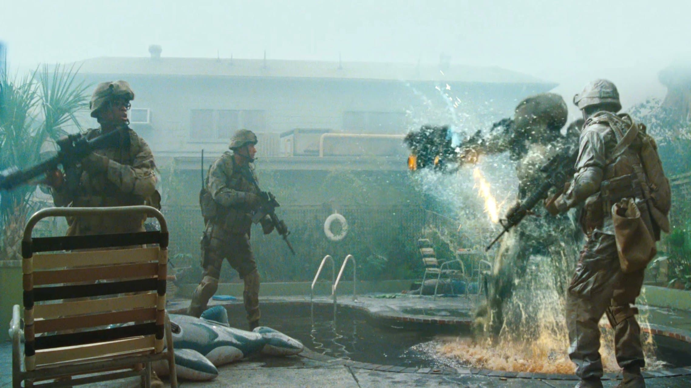 Battle of Los Angeles backdrop