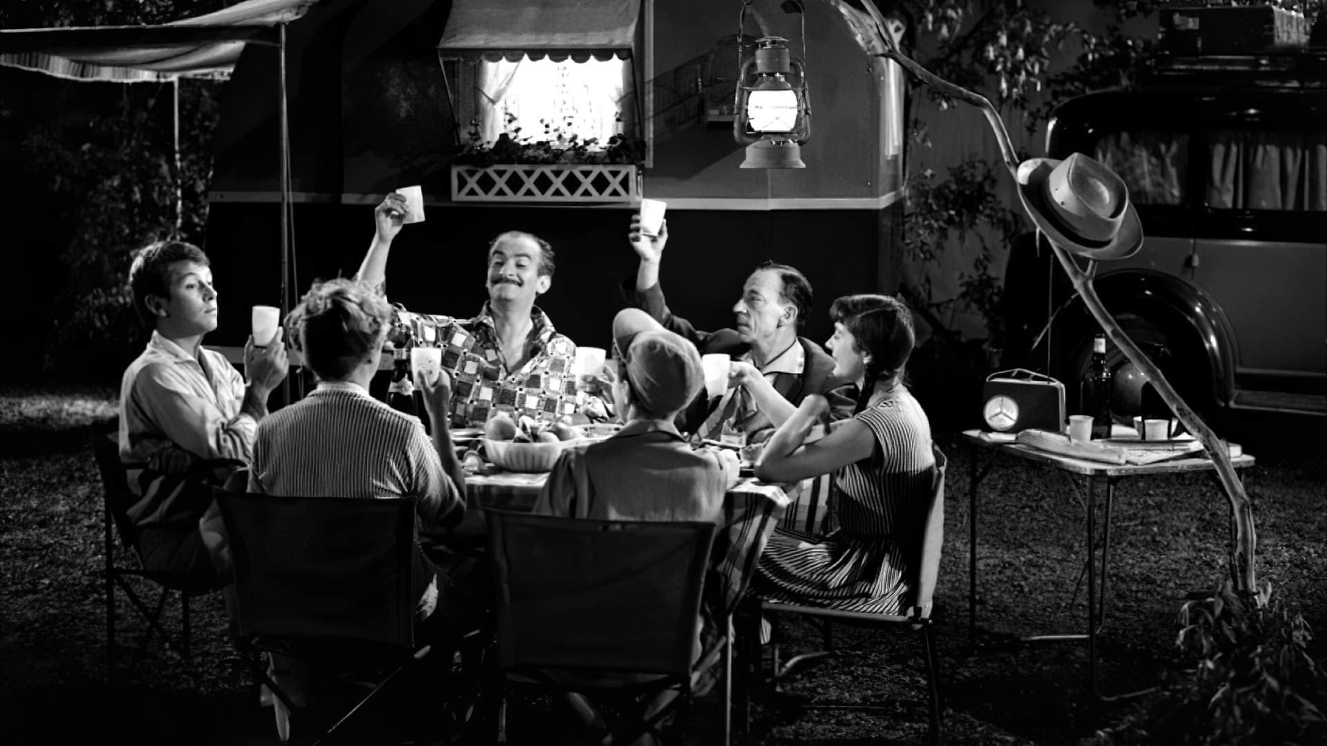 Taxi, Trailer and Bullfight backdrop