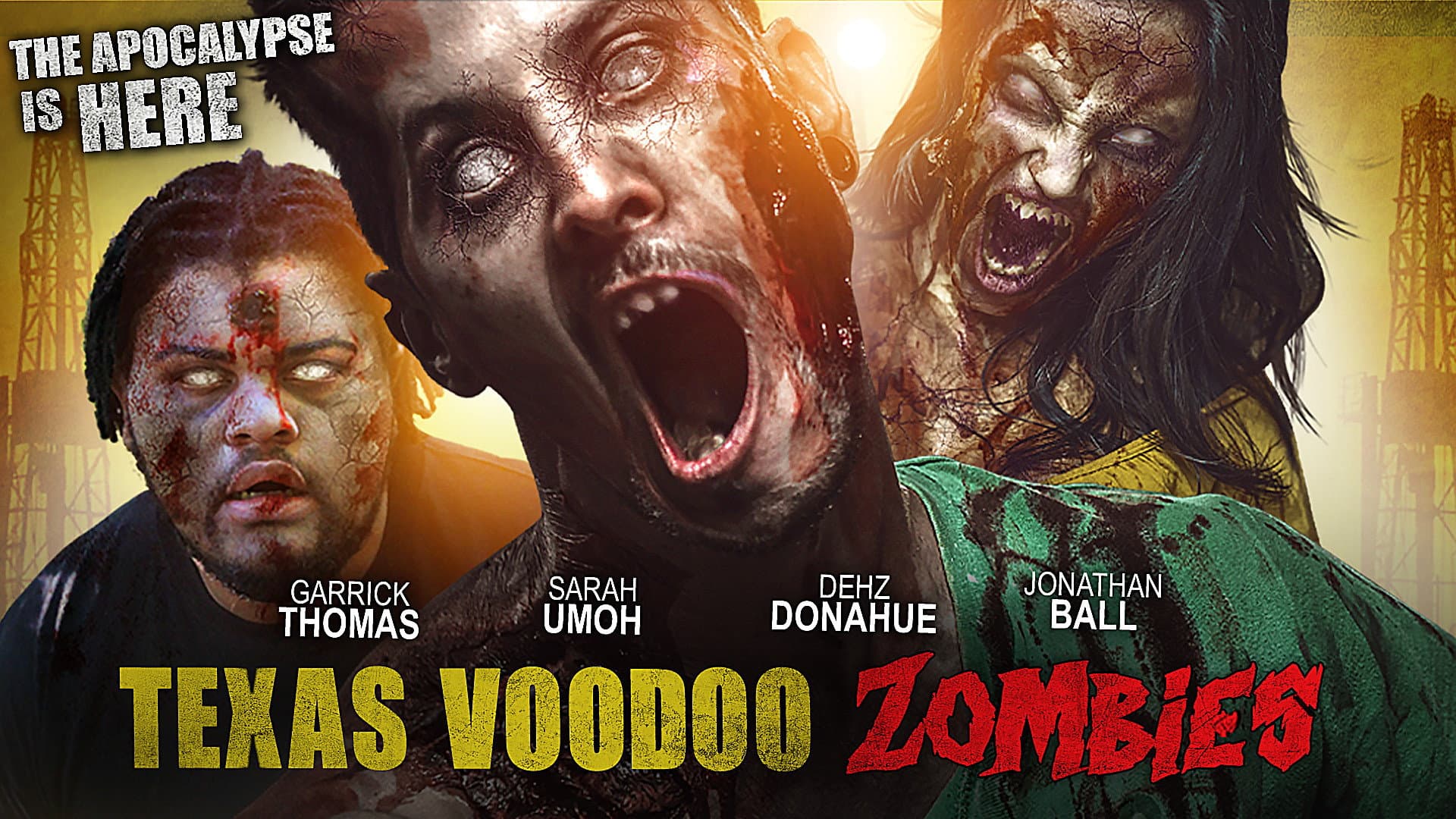 Texas Voodoo Zombies backdrop