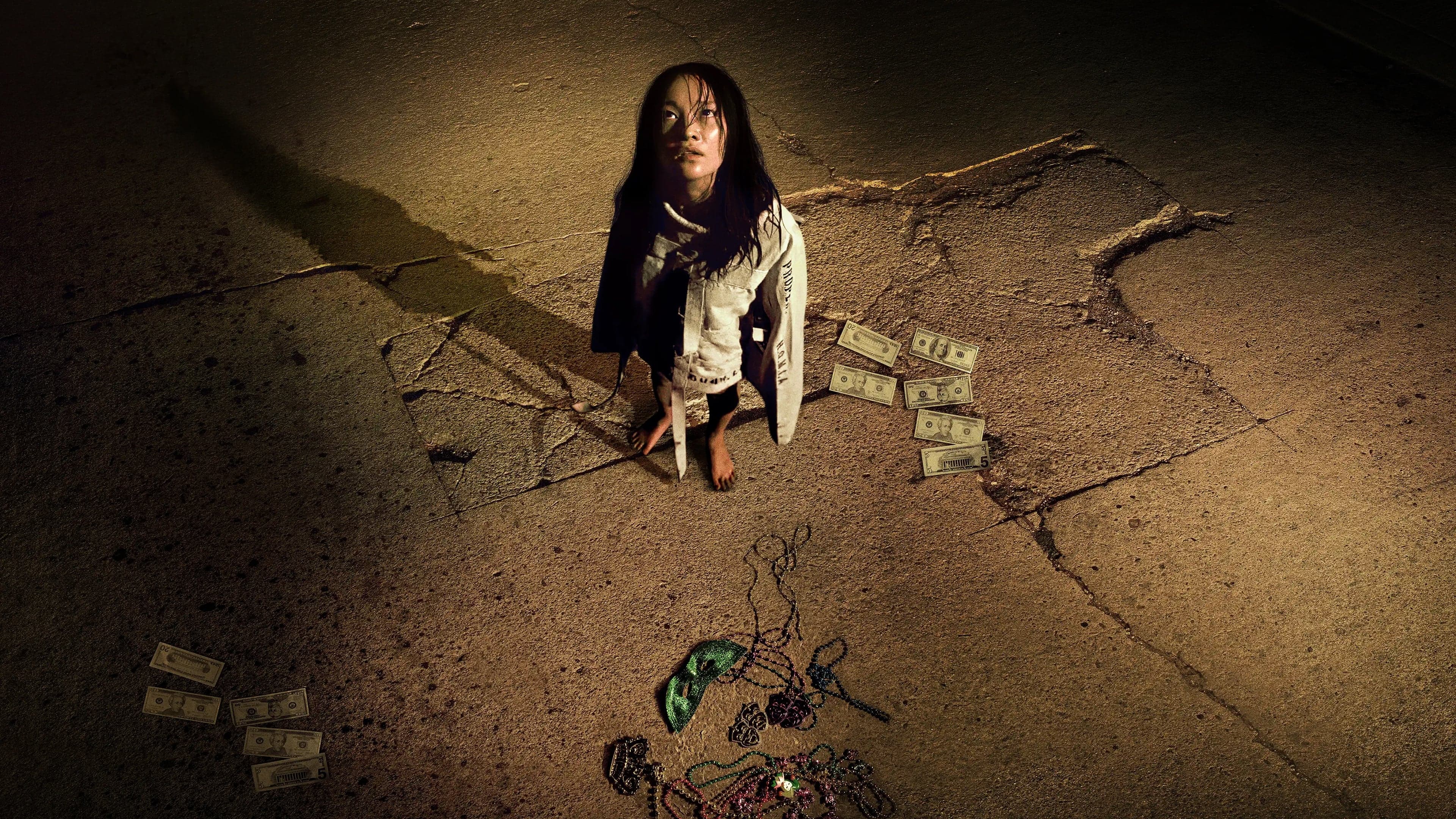 Mona Lisa and the Blood Moon backdrop