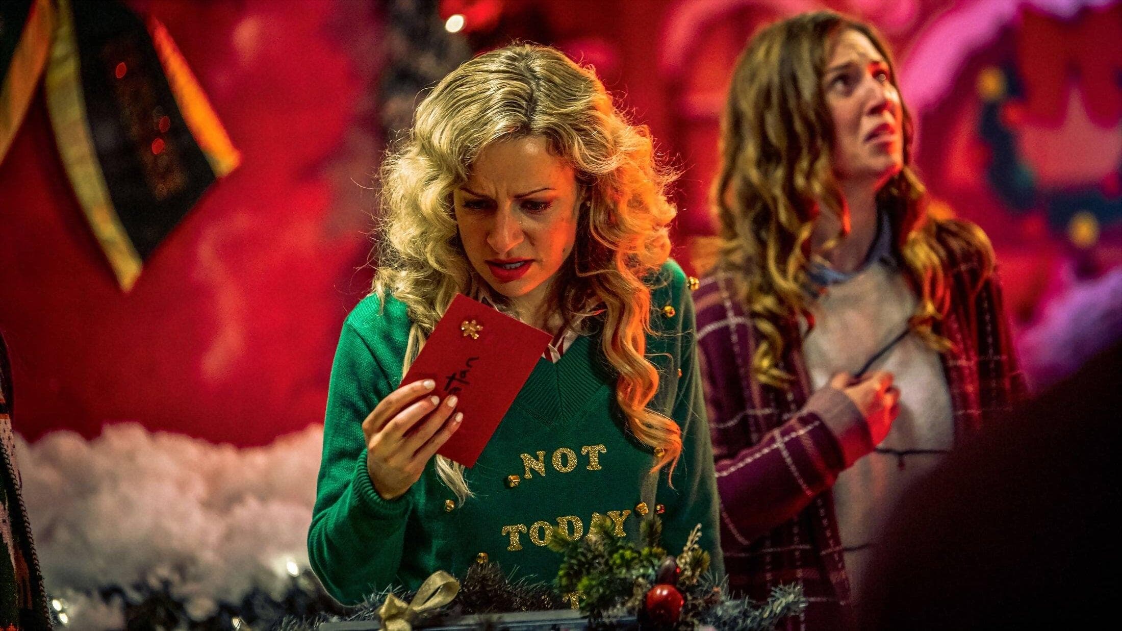 Letters to Satan Claus backdrop