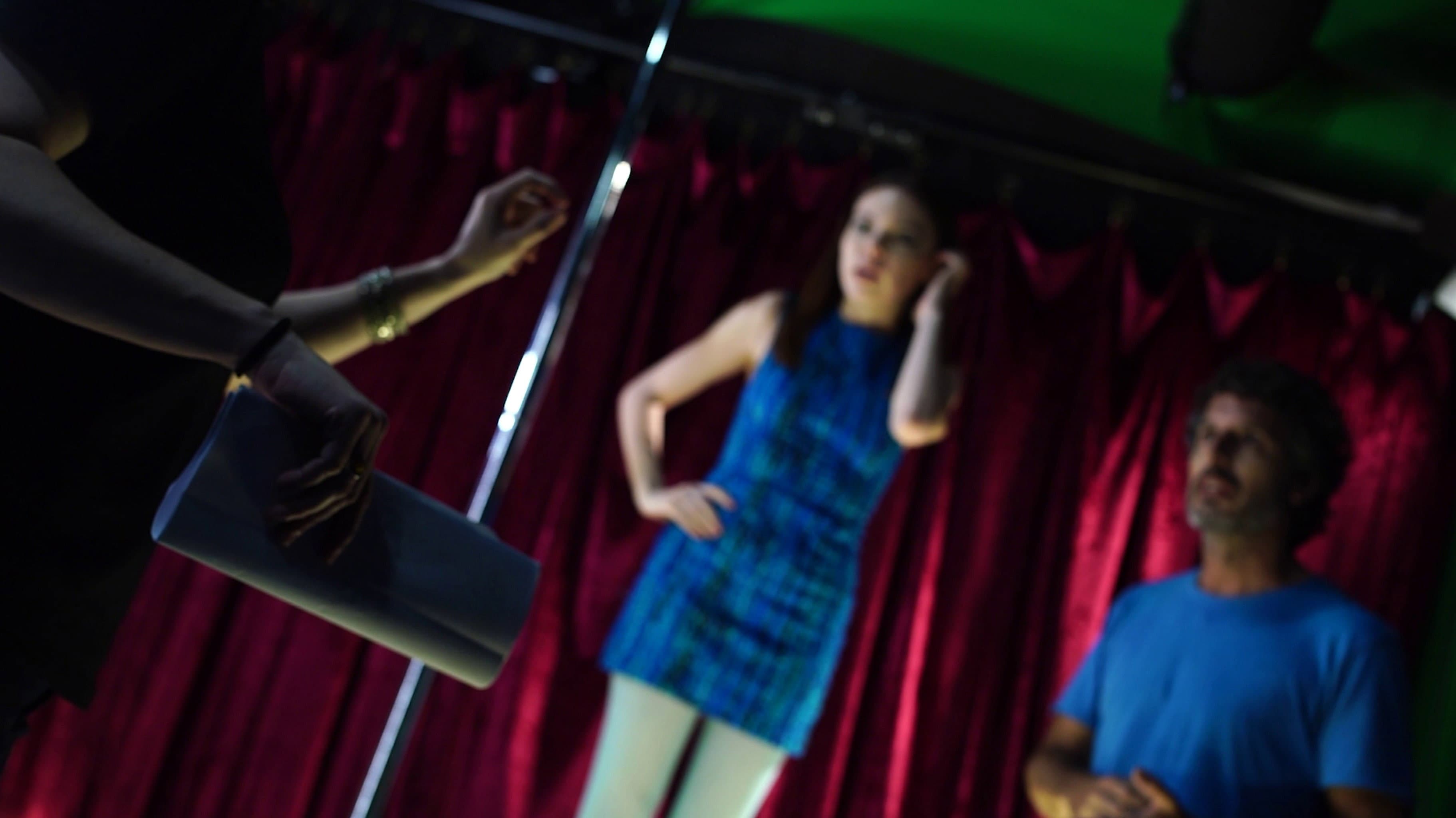 BETWEEN TAKES backdrop