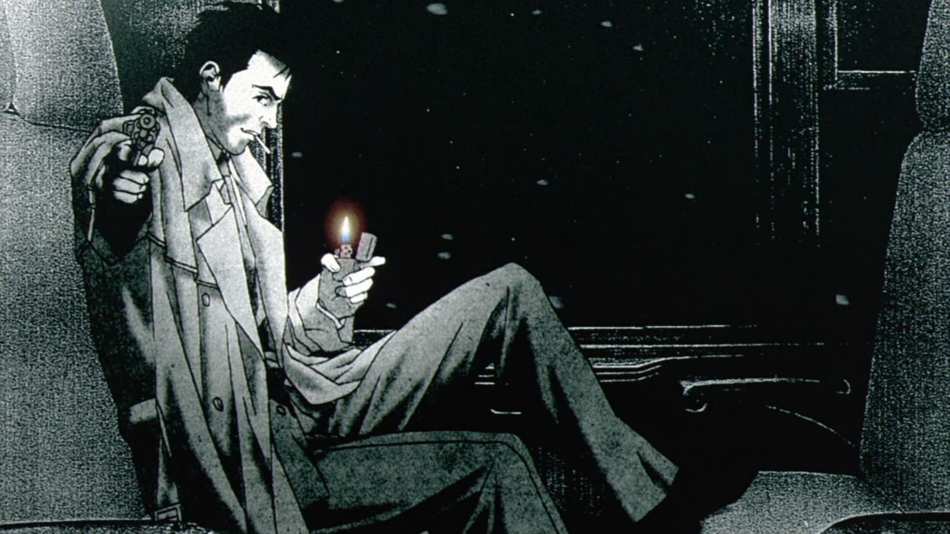 A Detective Story backdrop