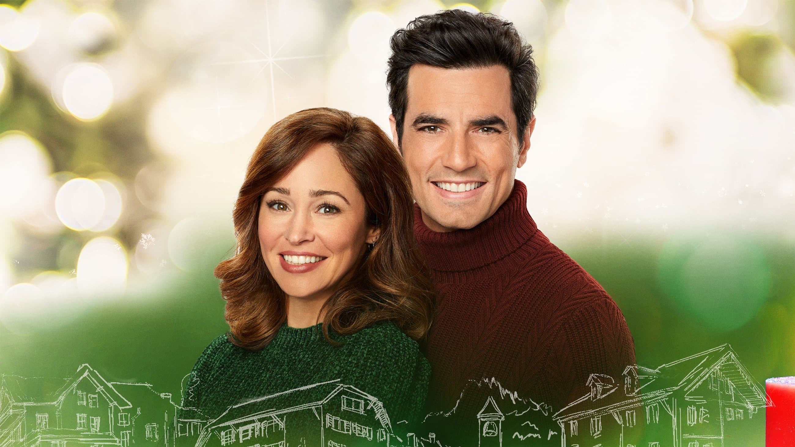 A Glenbrooke Christmas backdrop