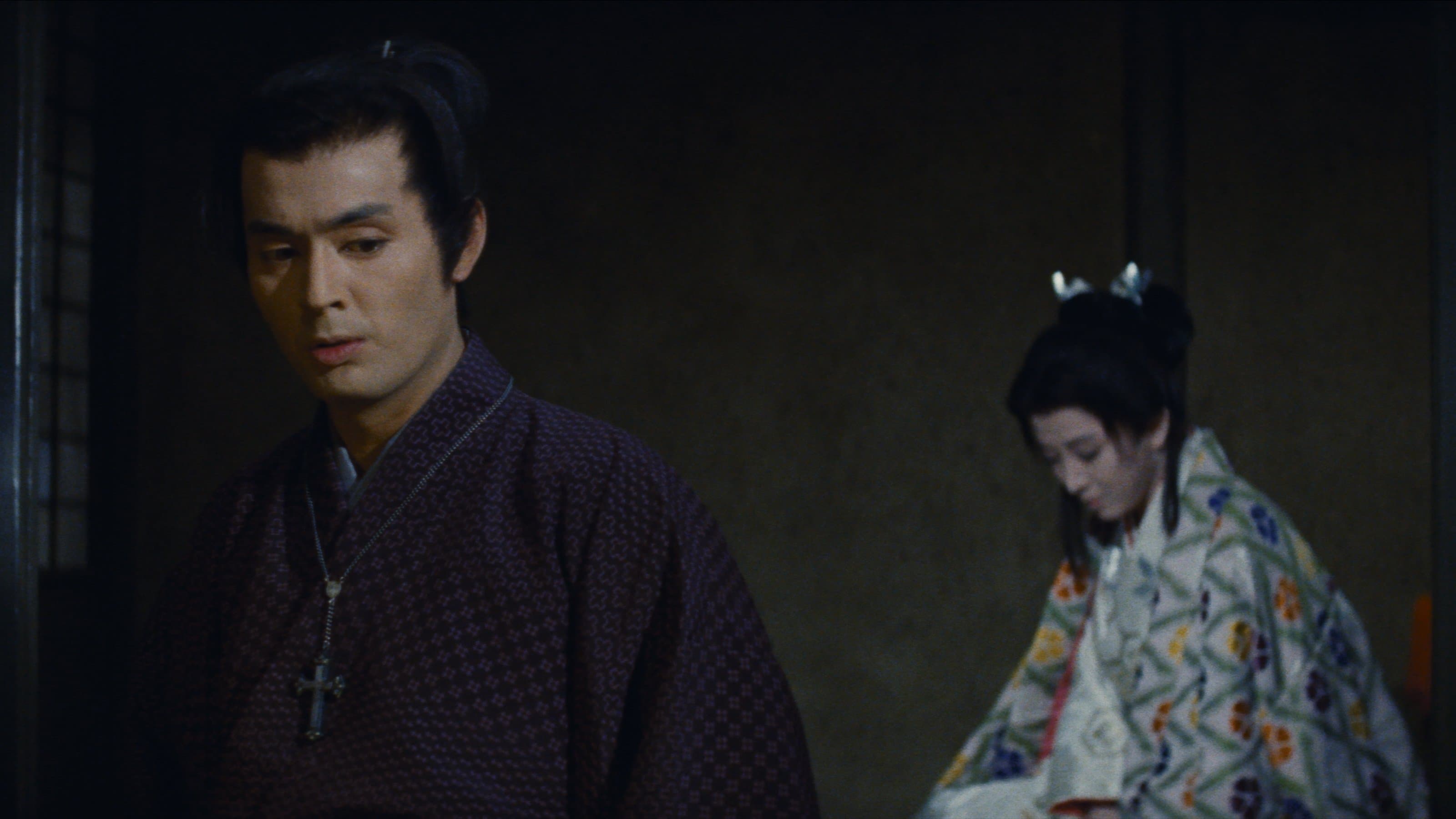 Love Under the Crucifix backdrop