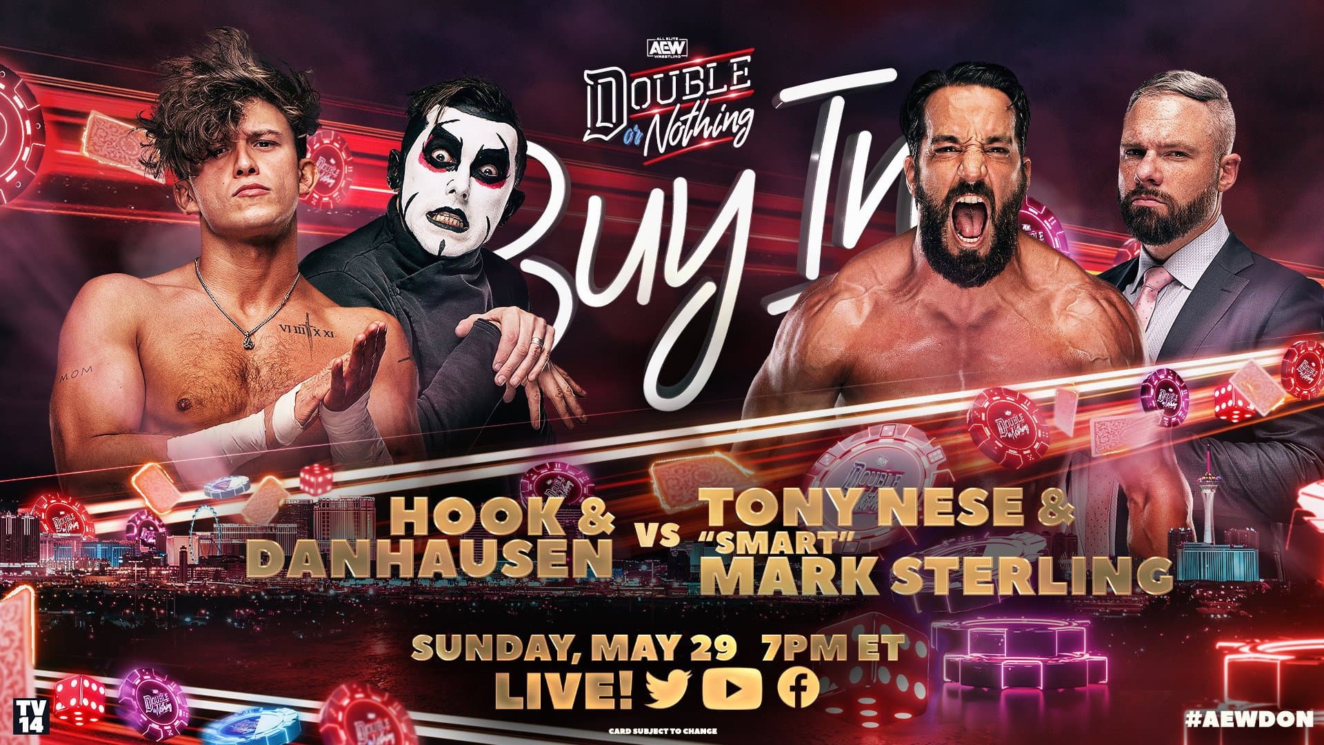 AEW Double or Nothing 2022: The Buy In backdrop