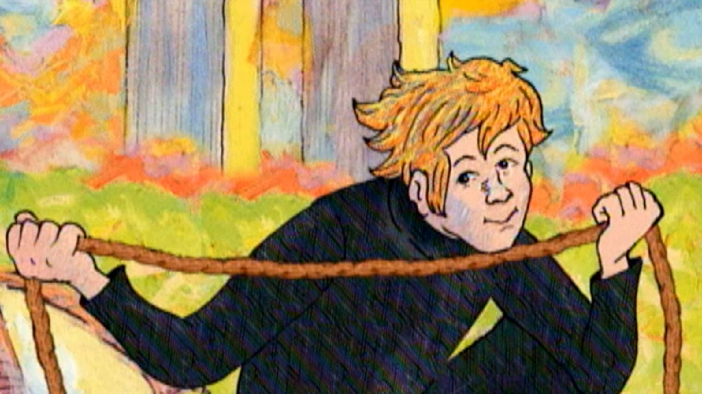 The Man Who Walked Between the Towers backdrop