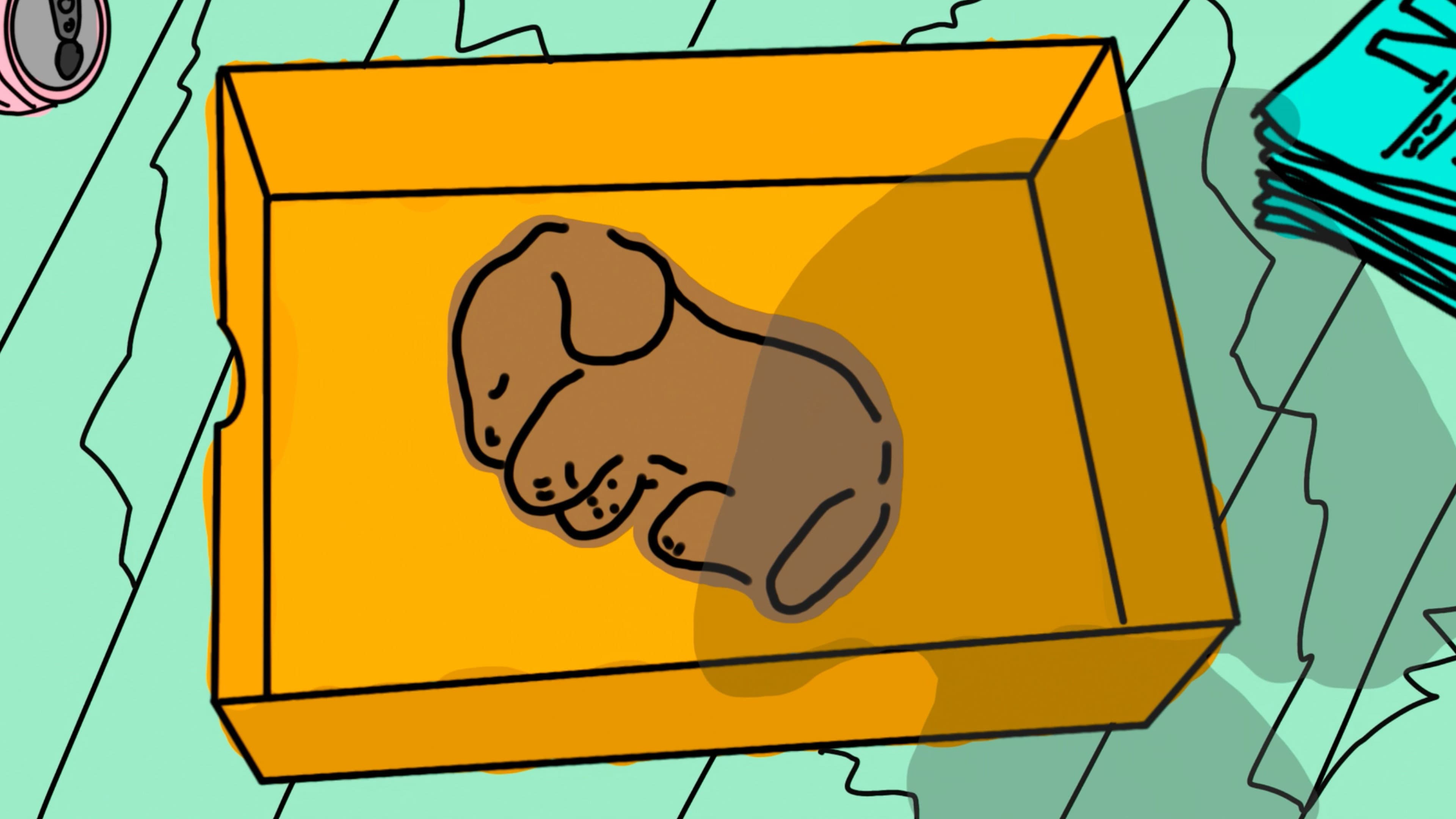 Huellas hacia el adiós backdrop