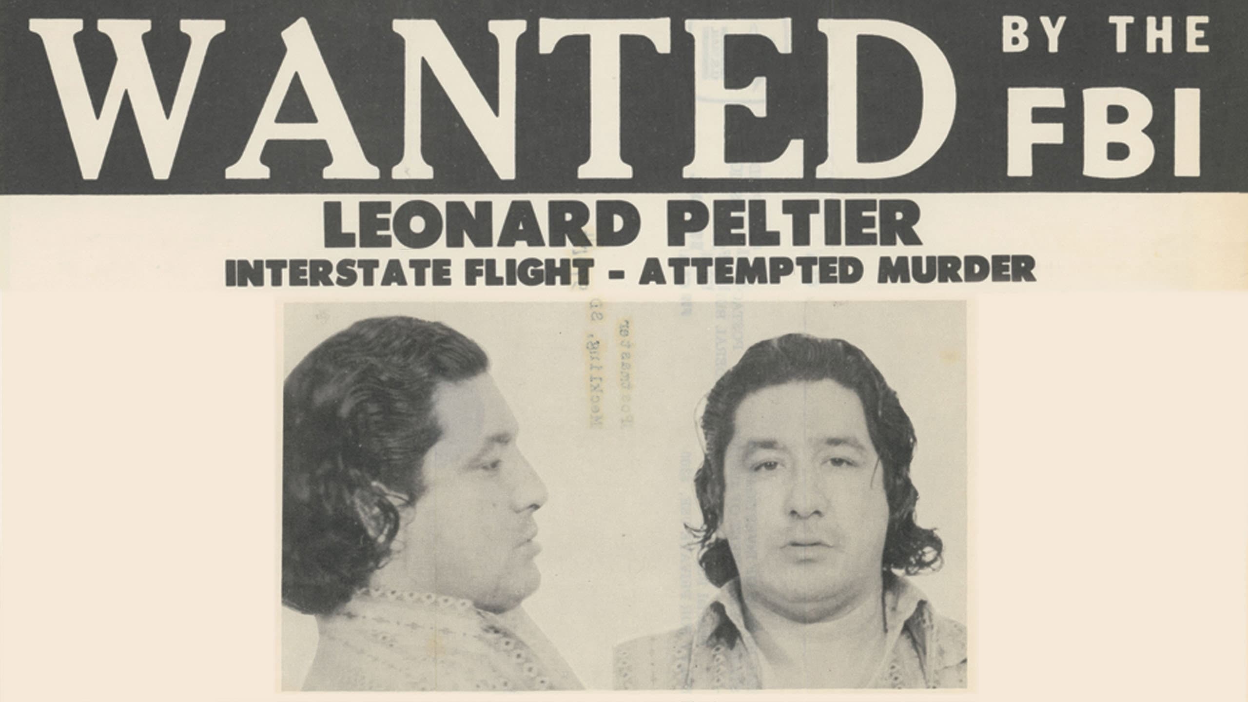 Free Leonard Peltier backdrop