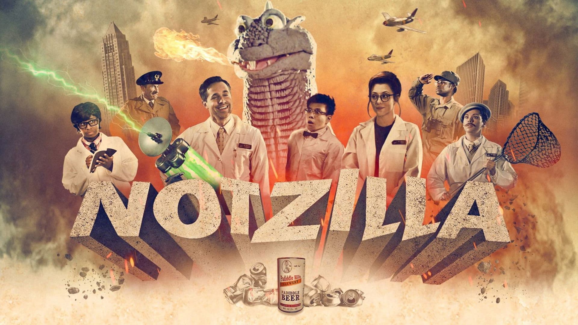 Notzilla backdrop