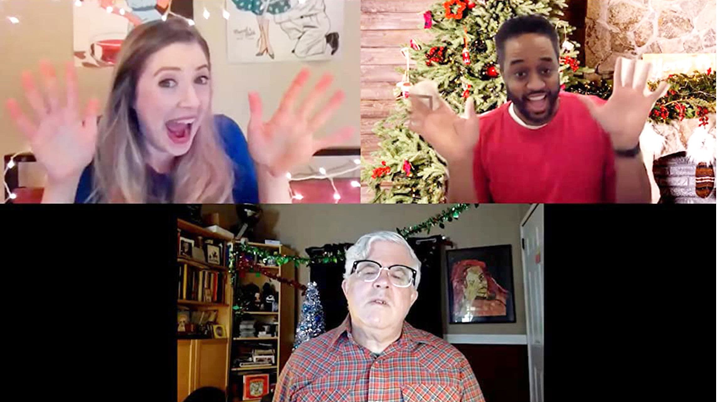 Christmas Staycation backdrop