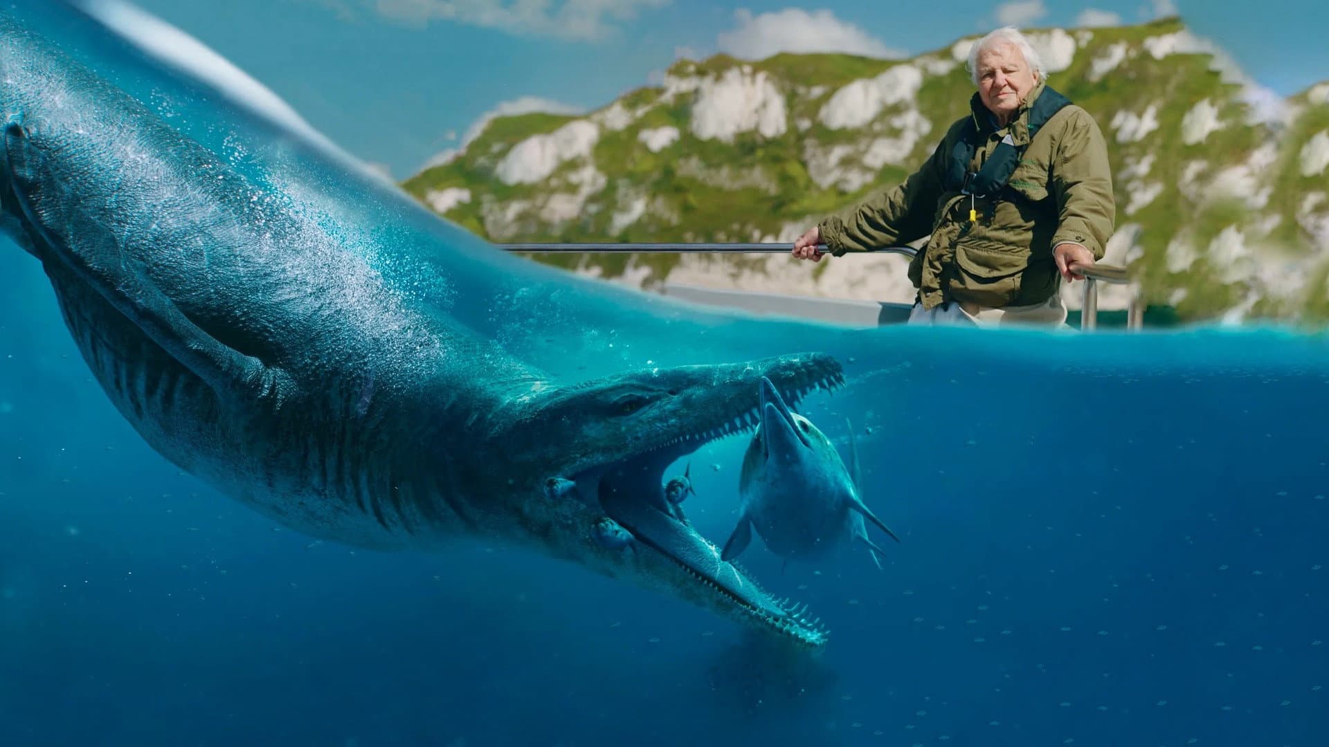 Attenborough and the Sea Dragon backdrop