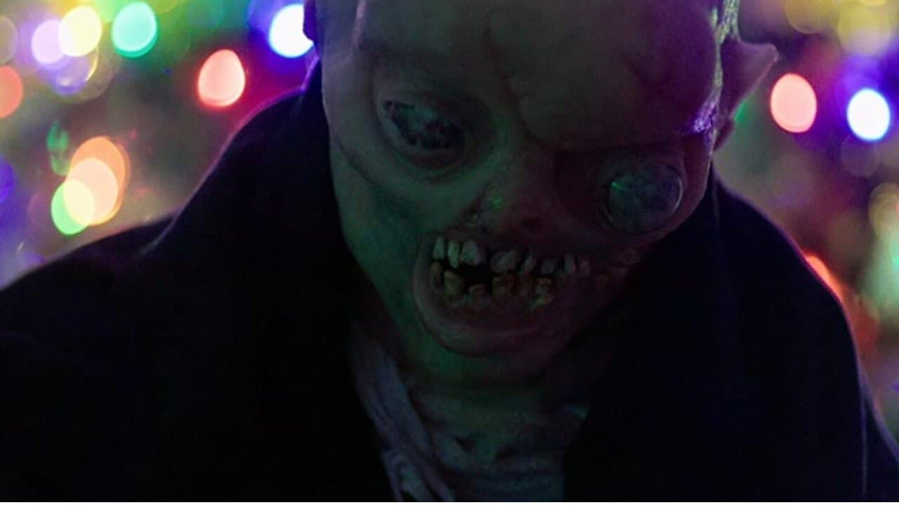 Red Christmas backdrop