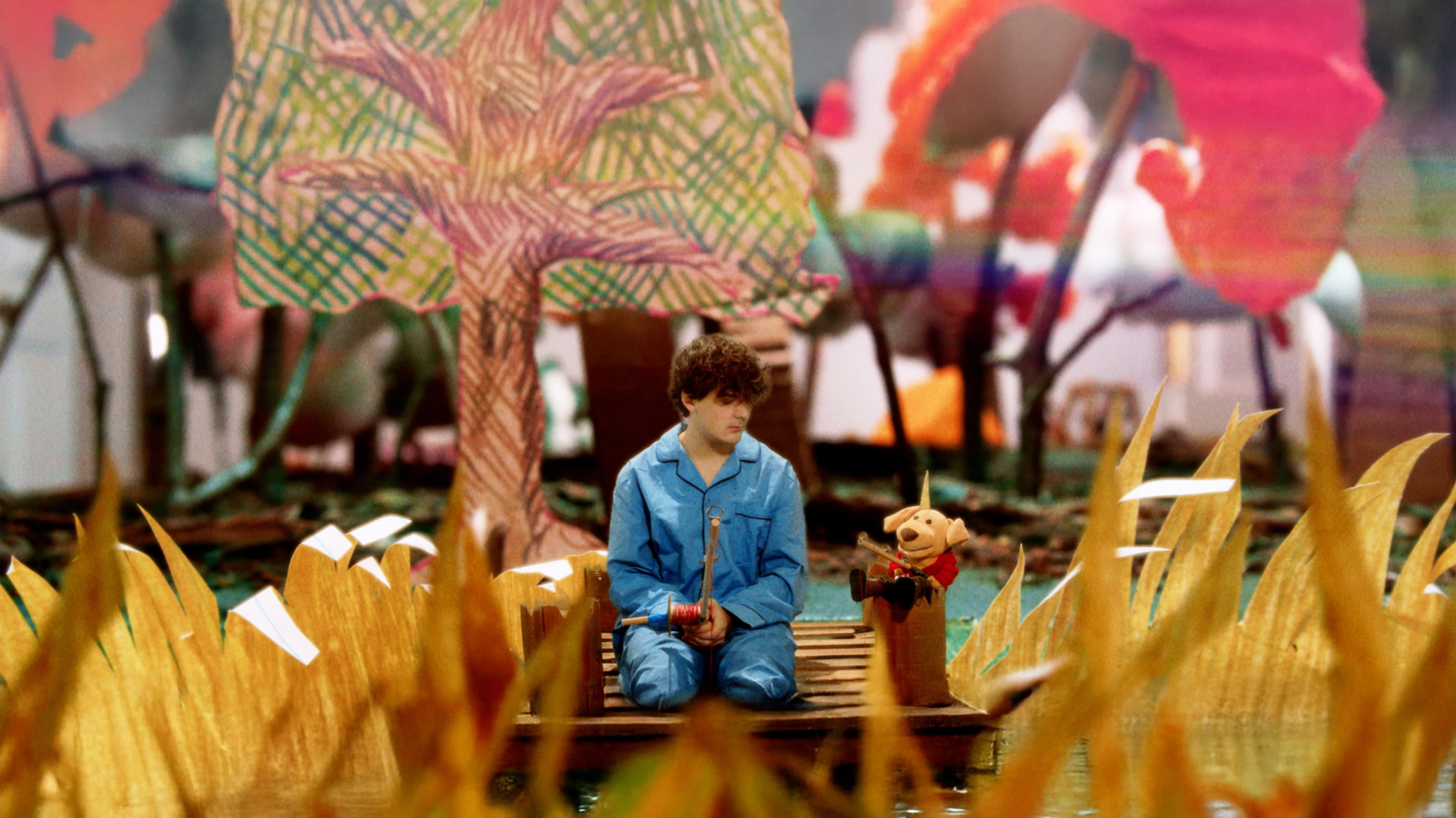 Cardboard Island backdrop