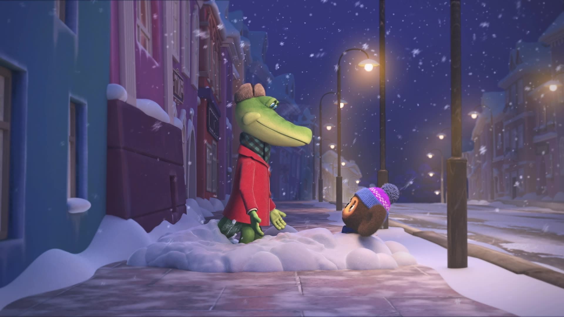 Cheburashka. The Secret of the Holiday backdrop