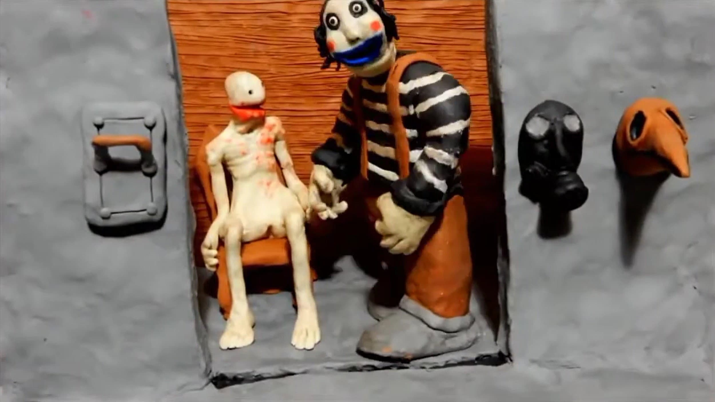 Itchy the Clown Dinner backdrop